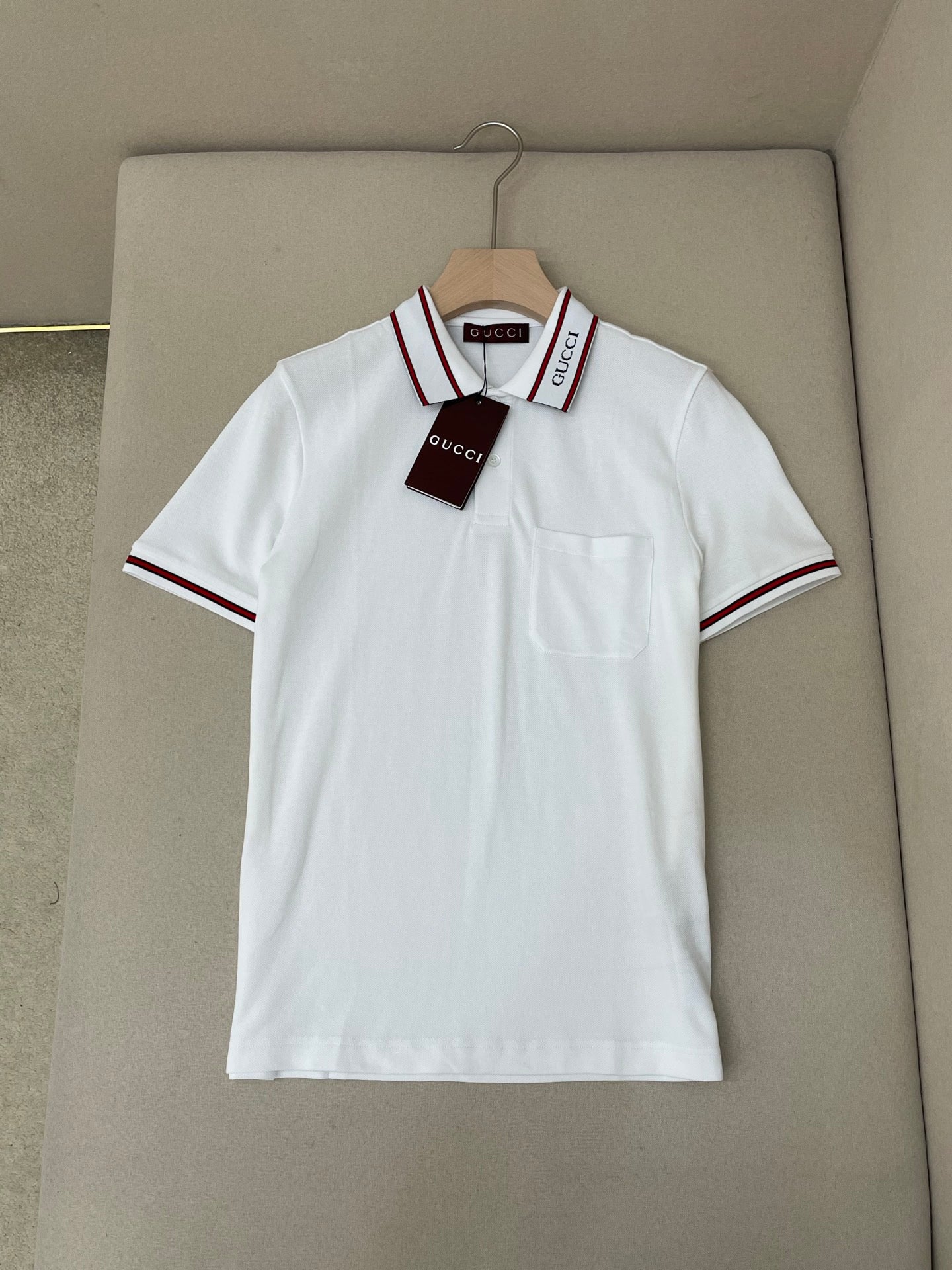 Black and White Polo - FashionHype.xyz