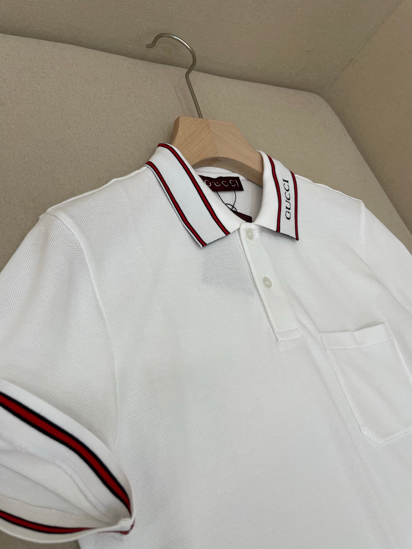 Black and White Polo - FashionHype.xyz