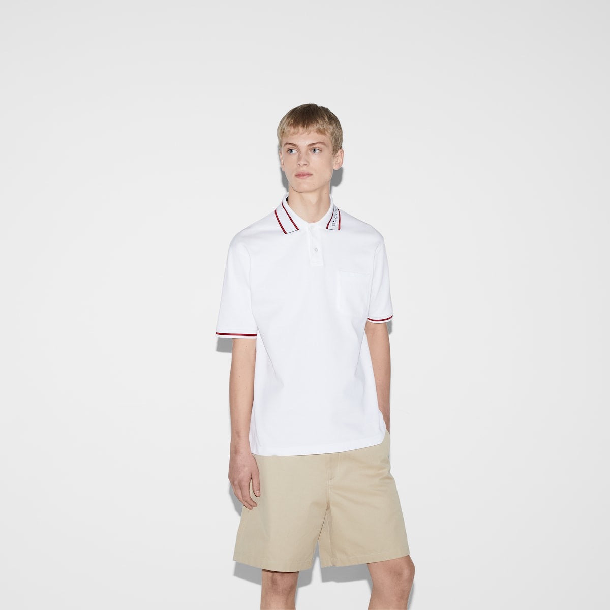 Black and White Polo - FashionHype.xyz