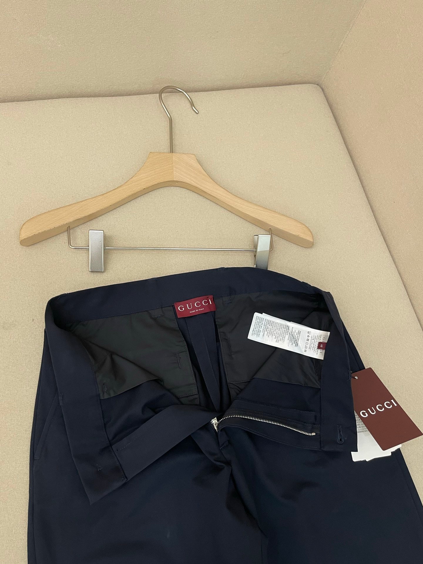 Blue and Beige Pant