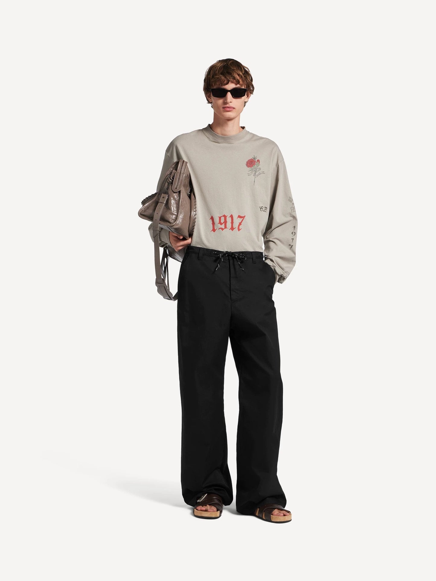 Brown and Beige Pant