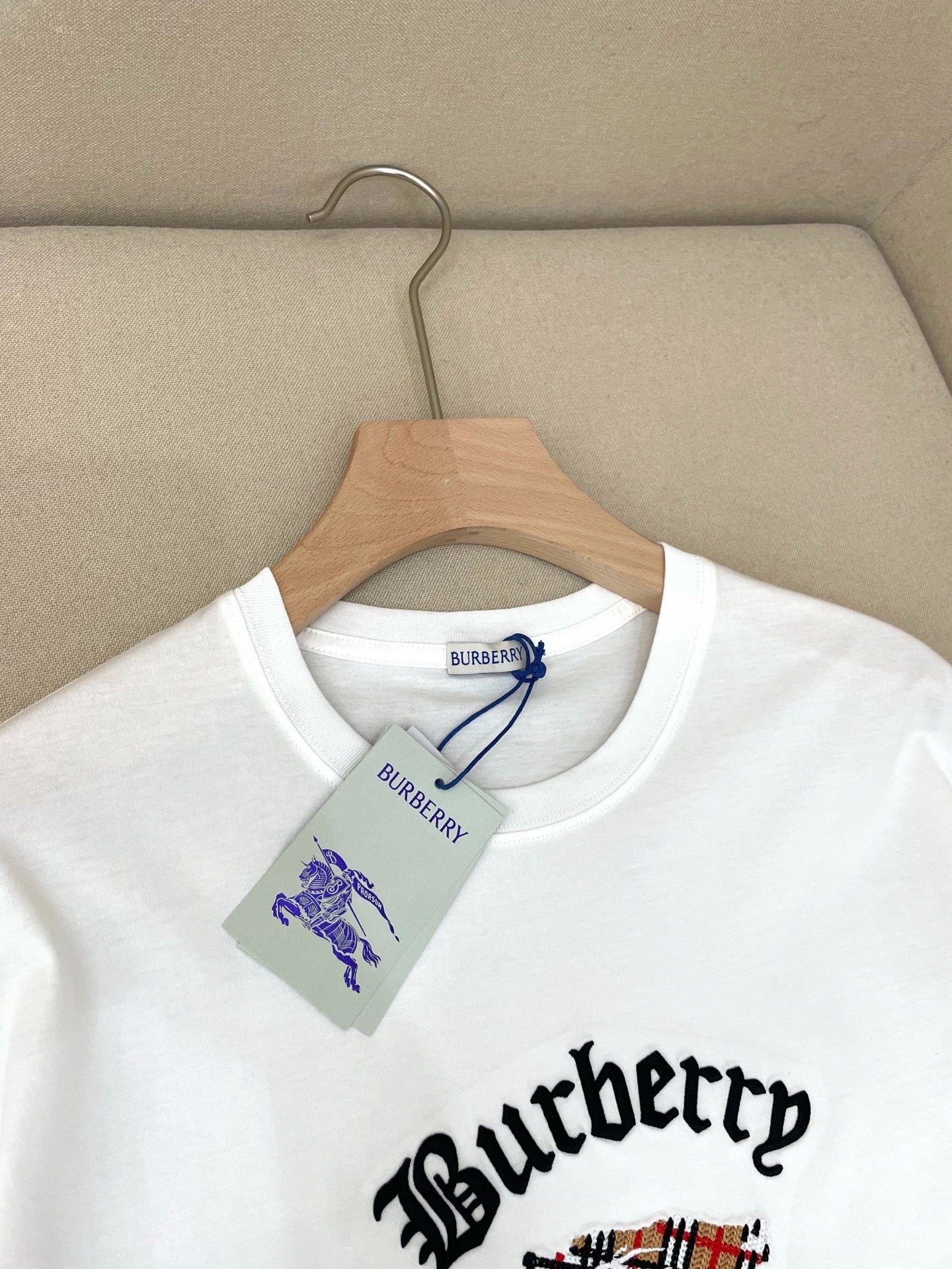 White and Black T-shirt
