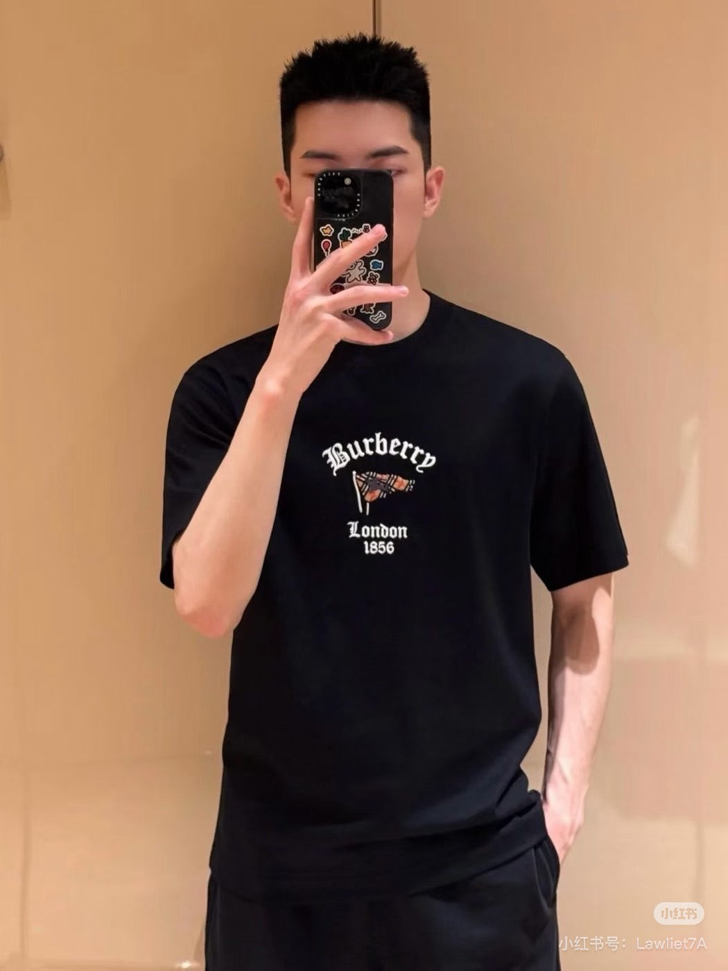 White and Black T-shirt