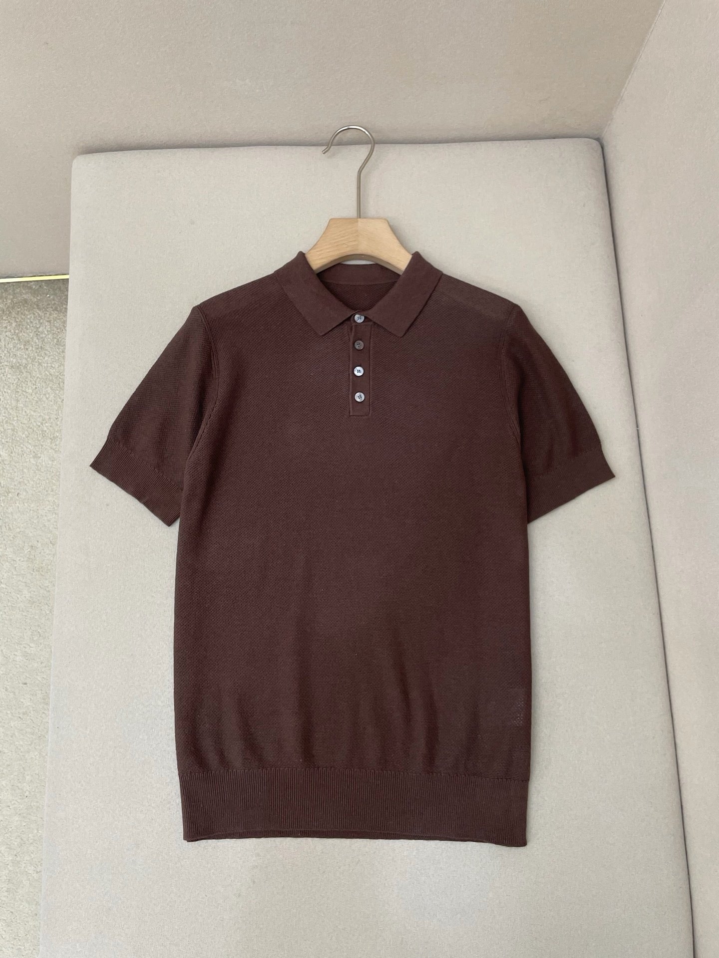 Brown and Grey Polo