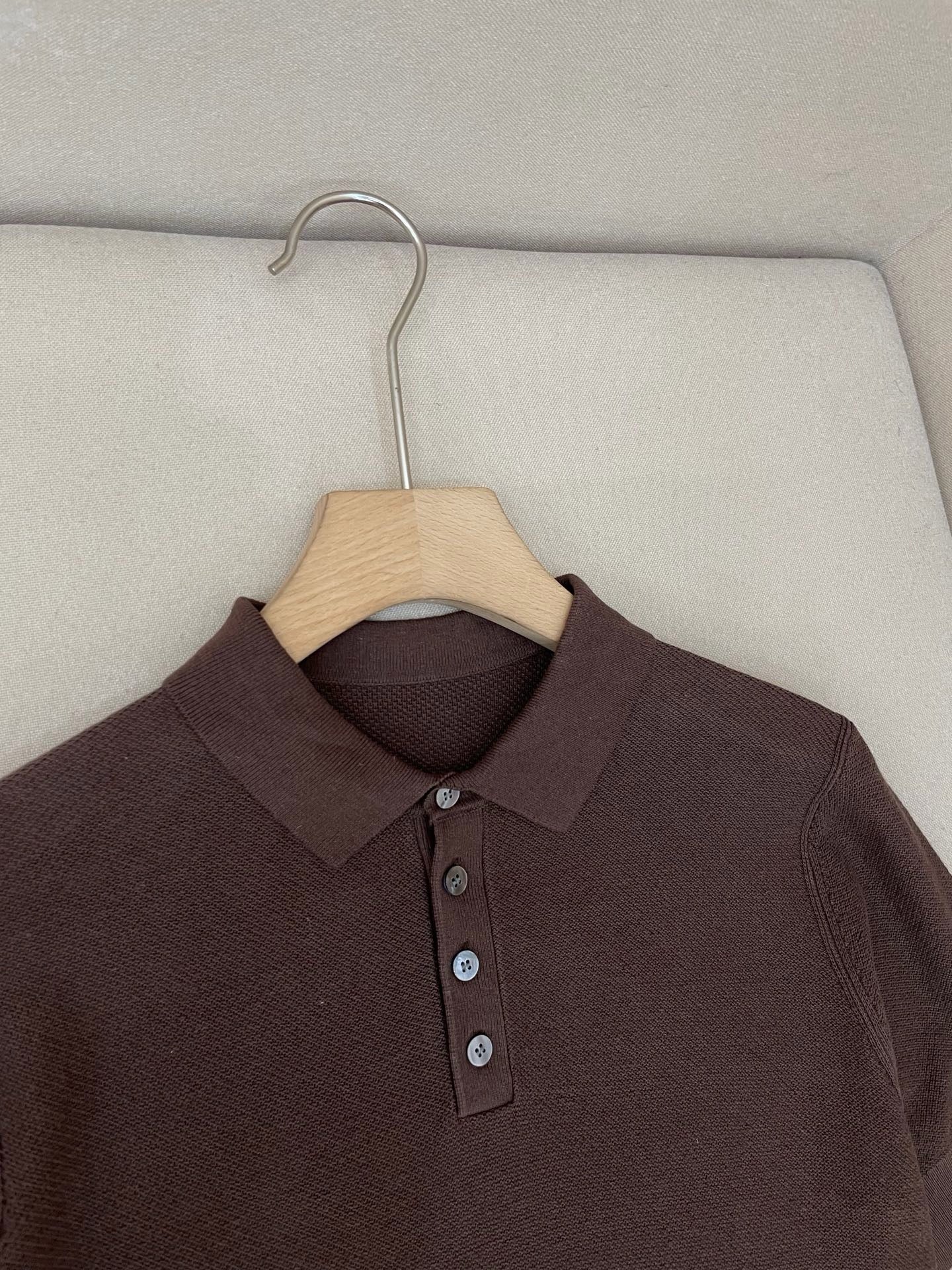 Brown and Grey Polo