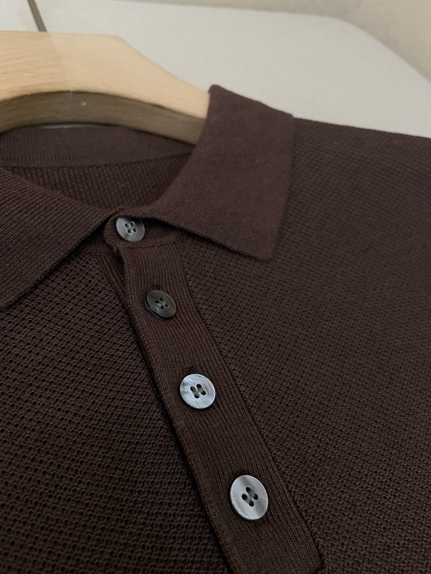 Brown and Grey Polo