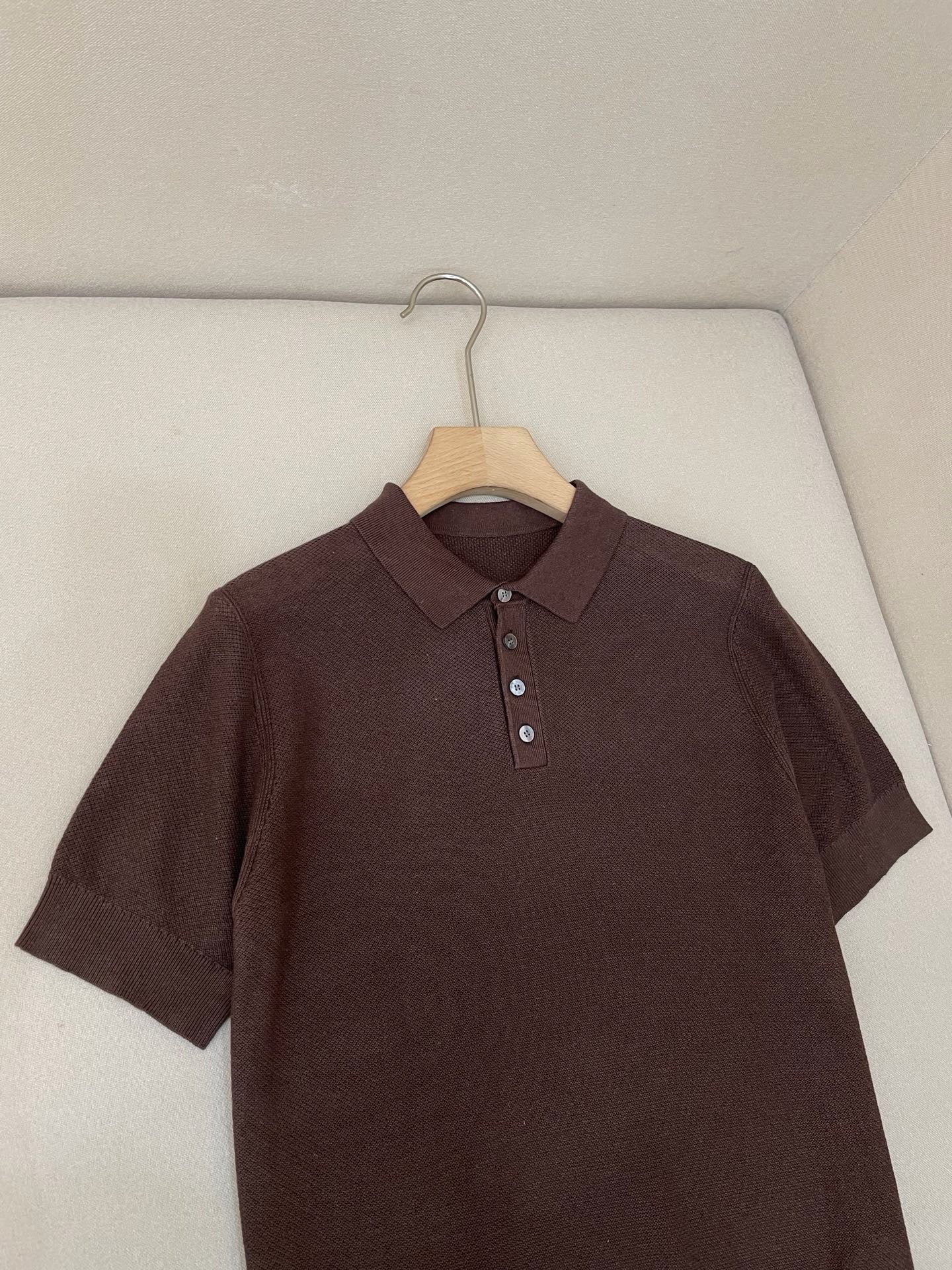 Brown and Grey Polo