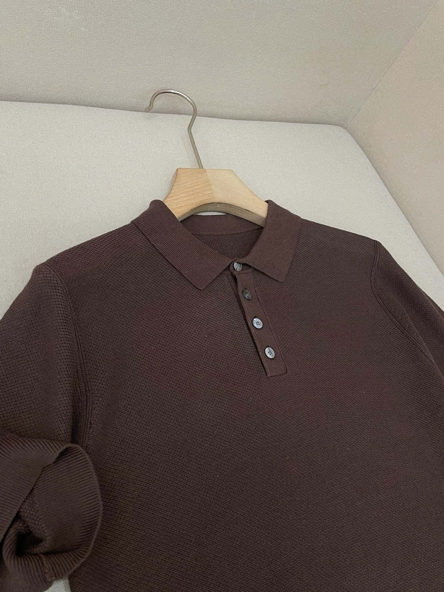 Brown and Grey Polo
