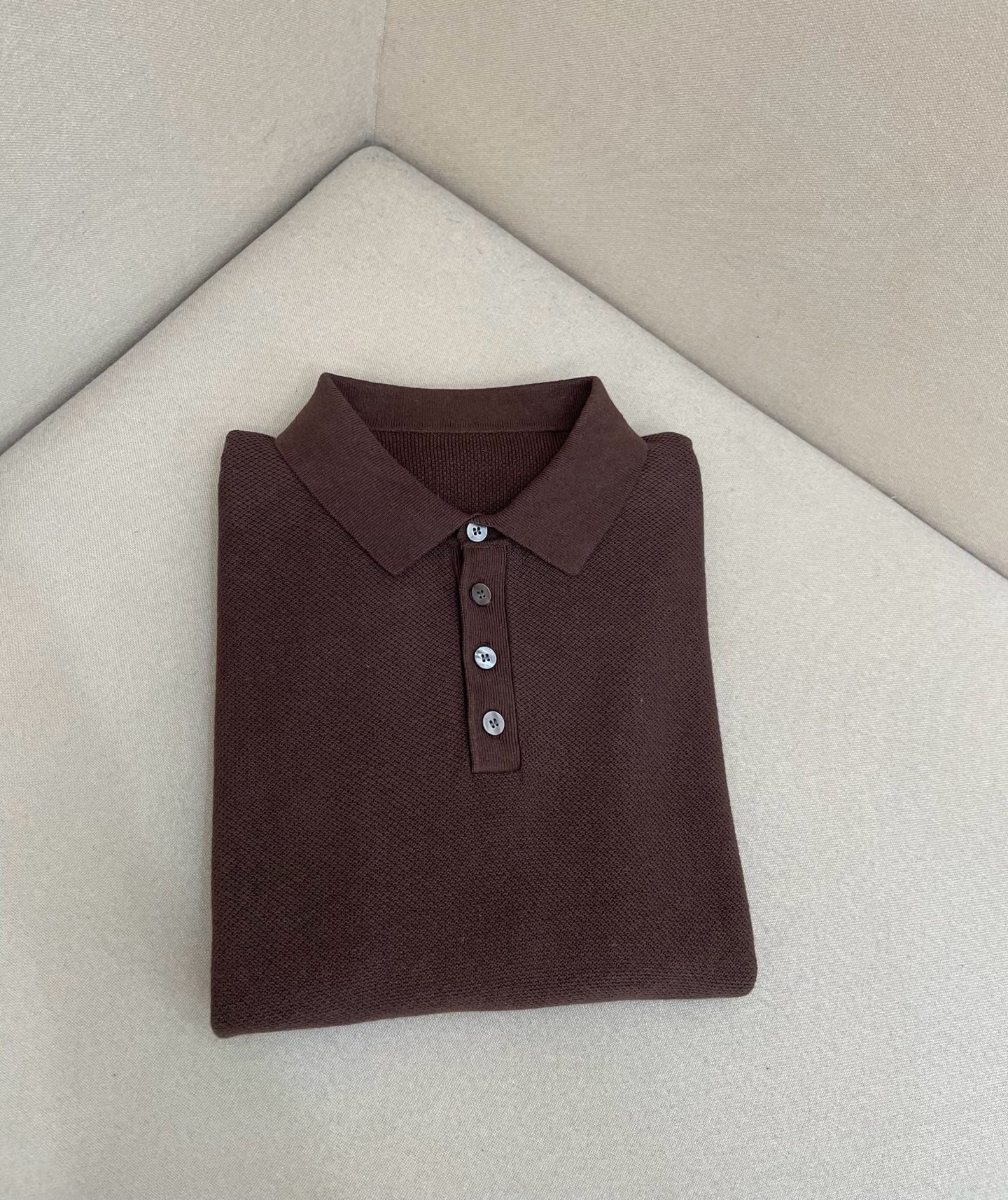 Brown and Grey Polo