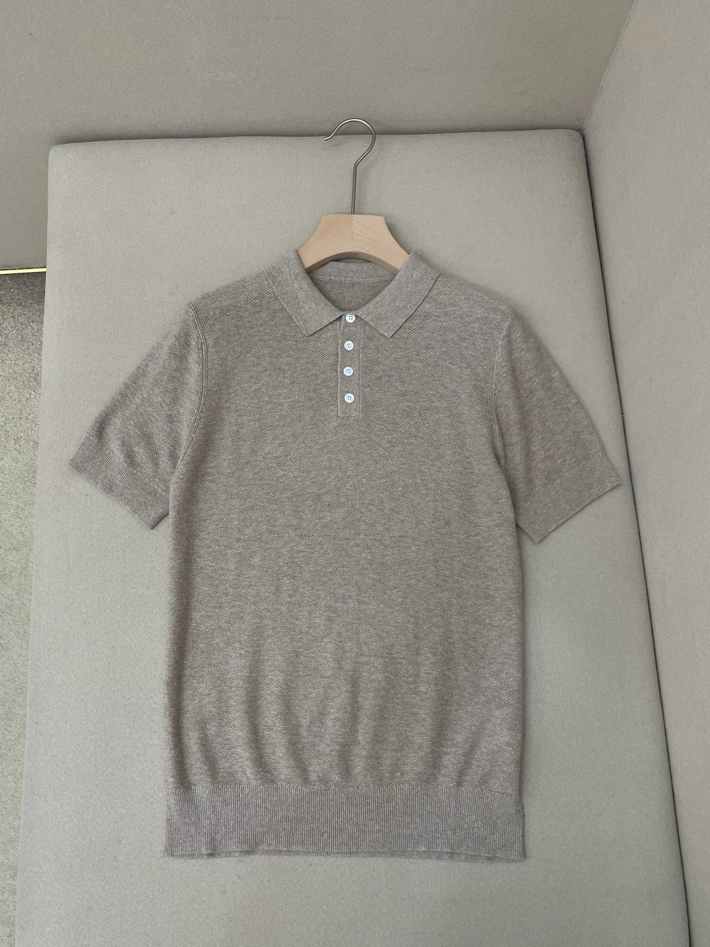 Brown and Grey Polo