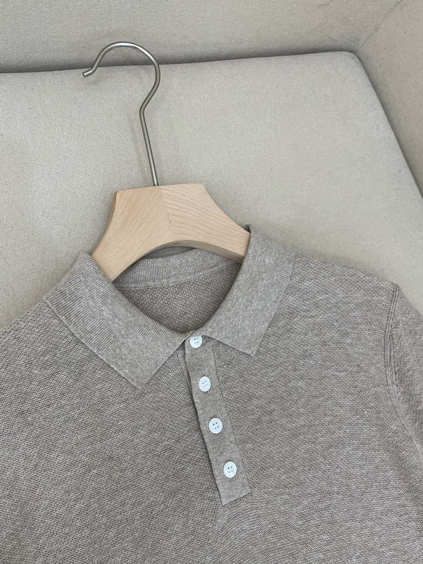 Brown and Grey Polo