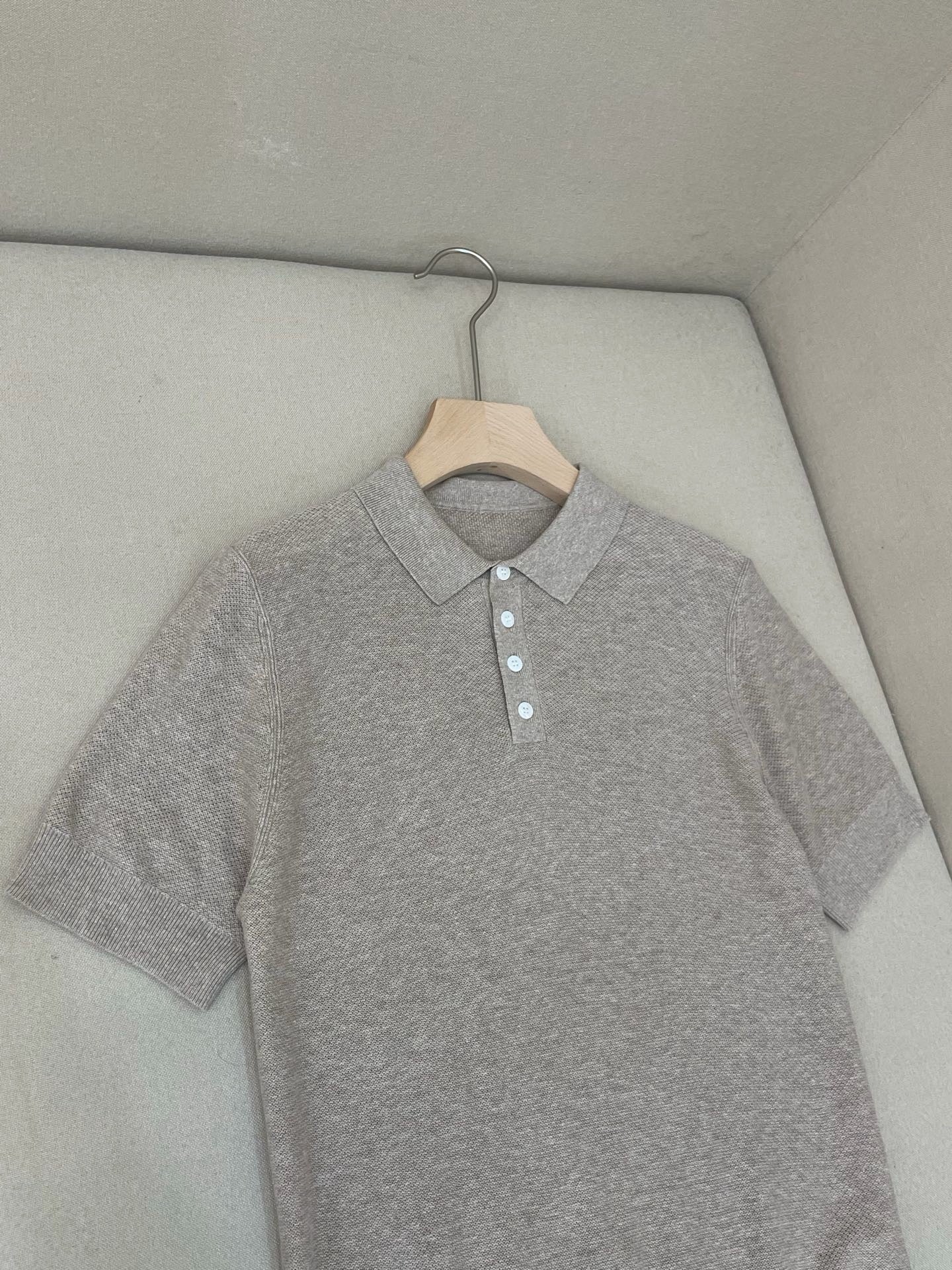 Brown and Grey Polo