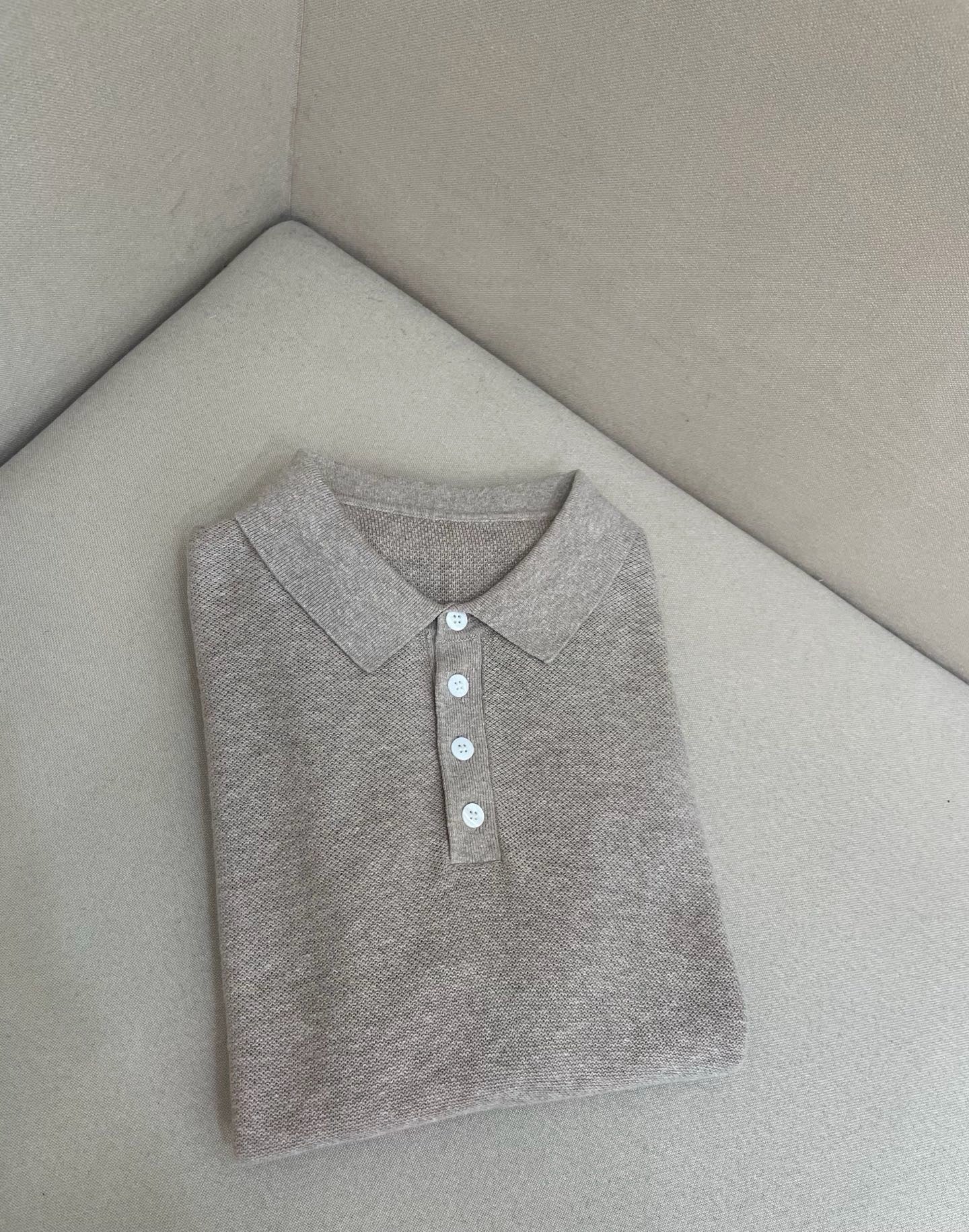 Brown and Grey Polo