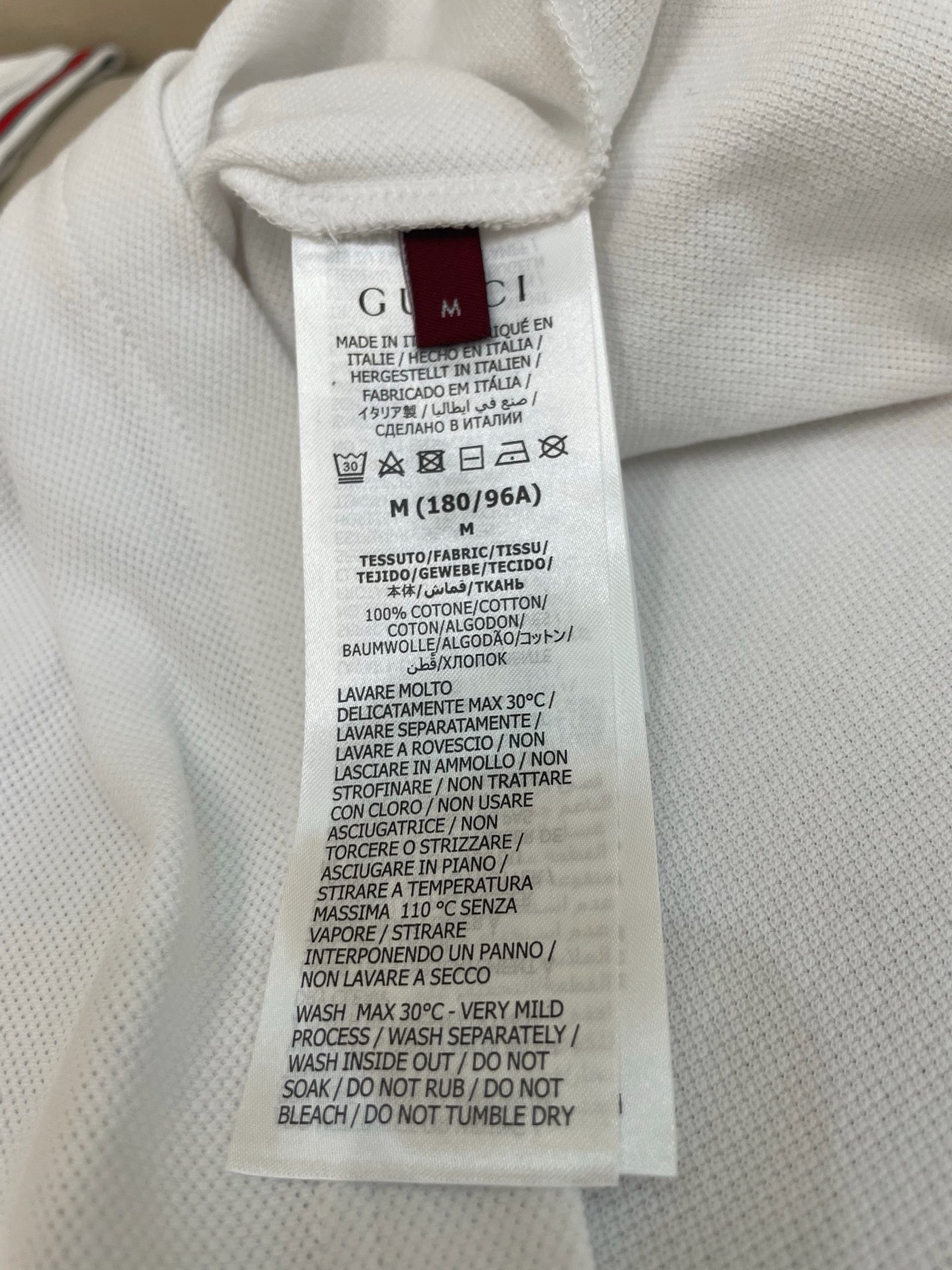 Blue and White Polo