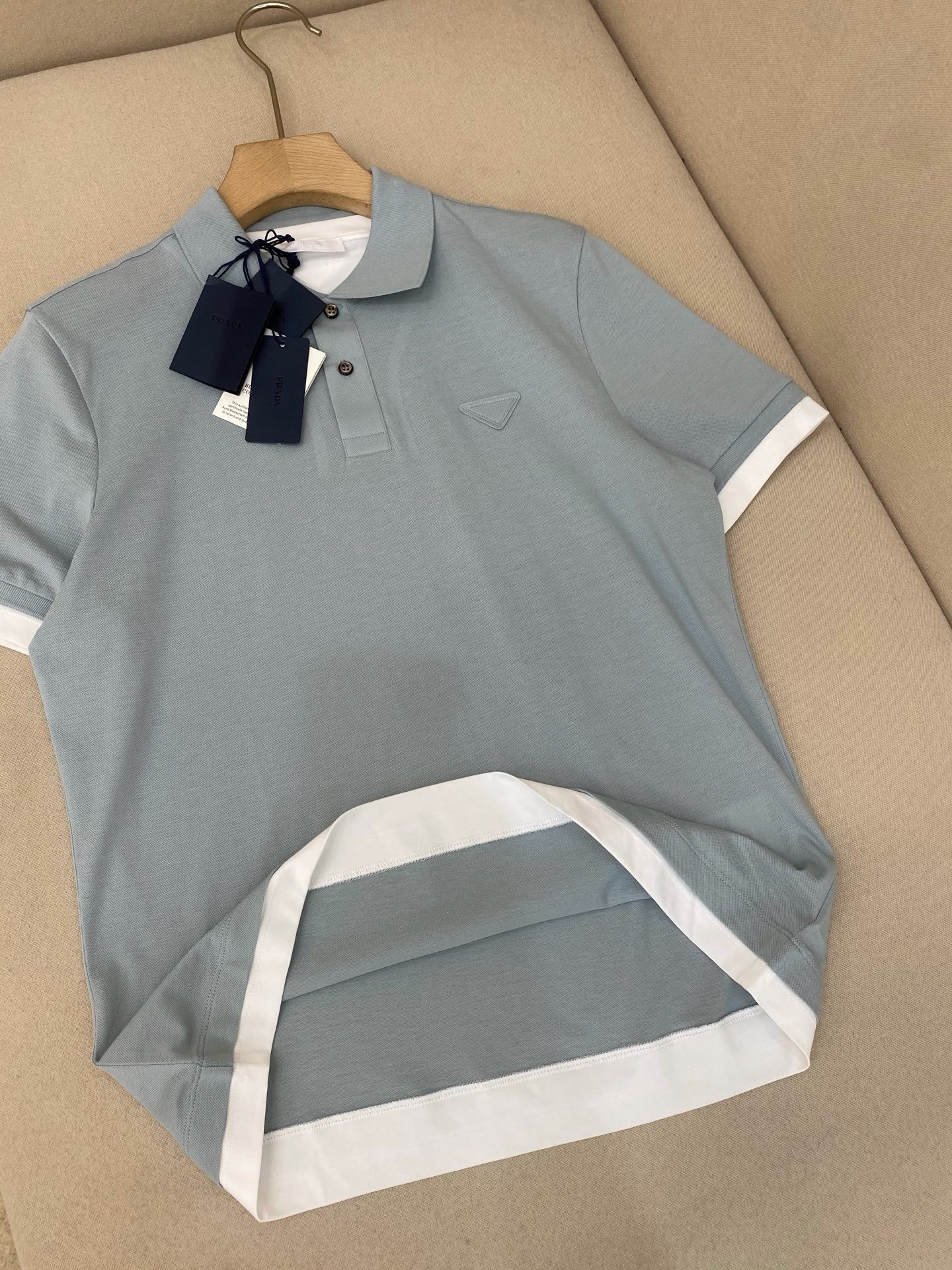 Blue and Sky-blue Polo