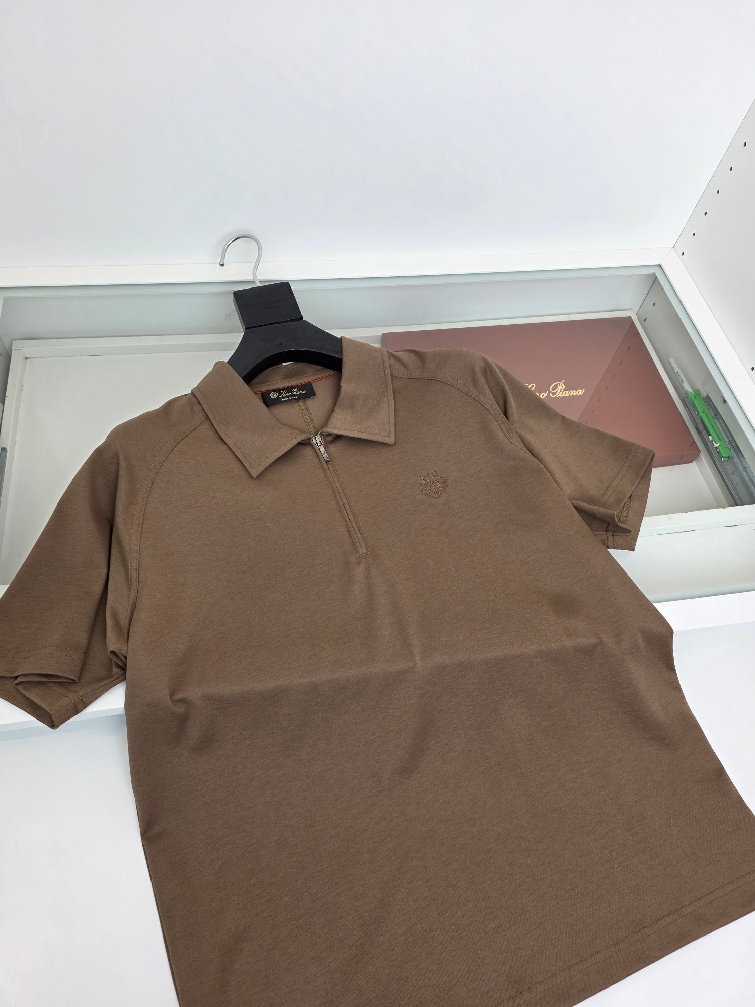 Brown and Black Shirt
