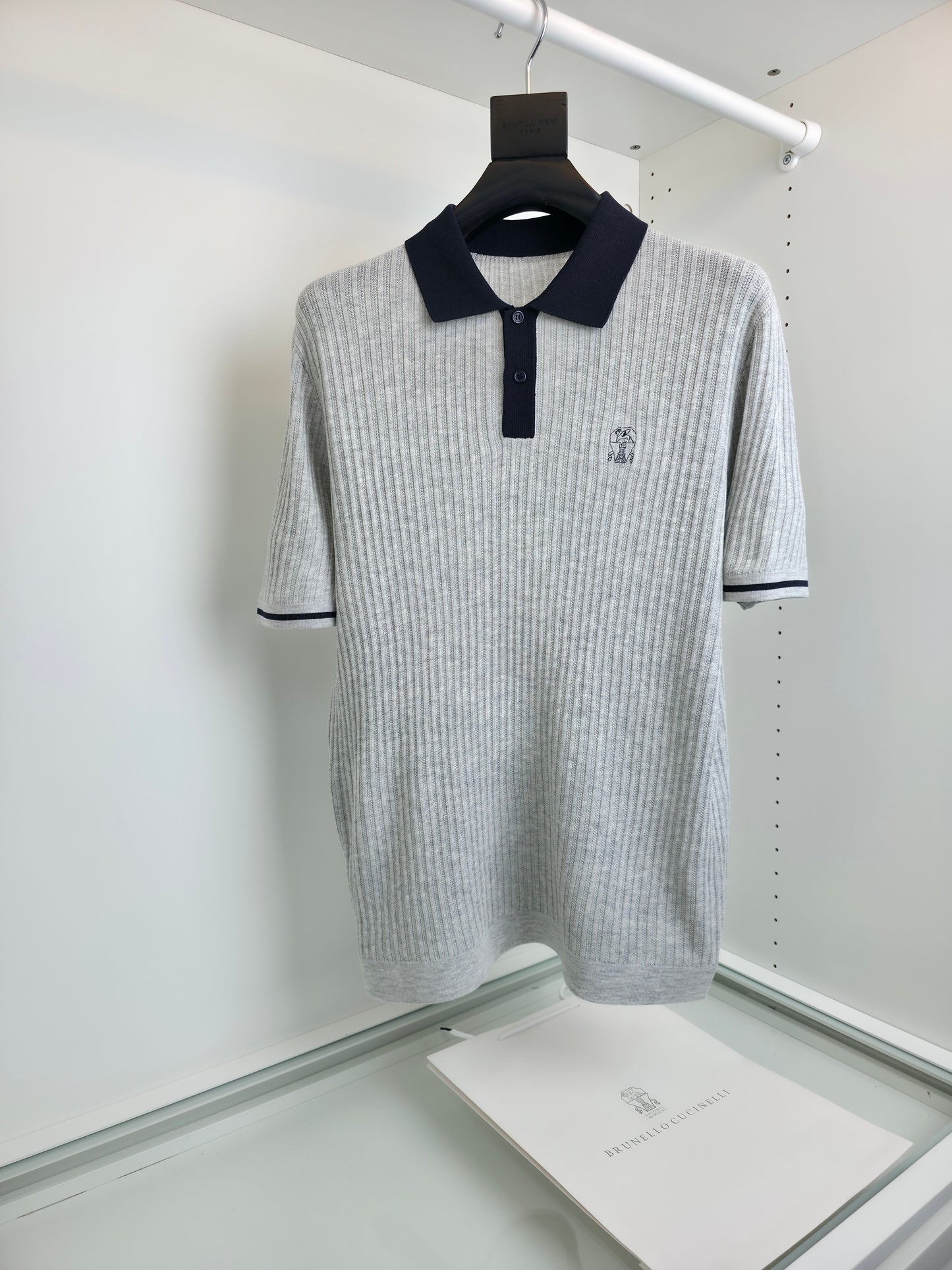 Brown and Grey Polo