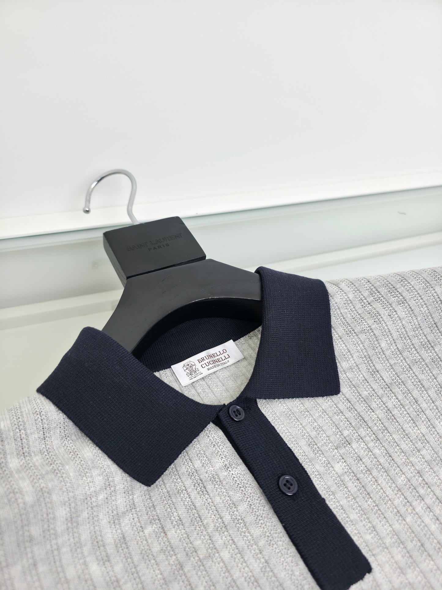 Brown and Grey Polo