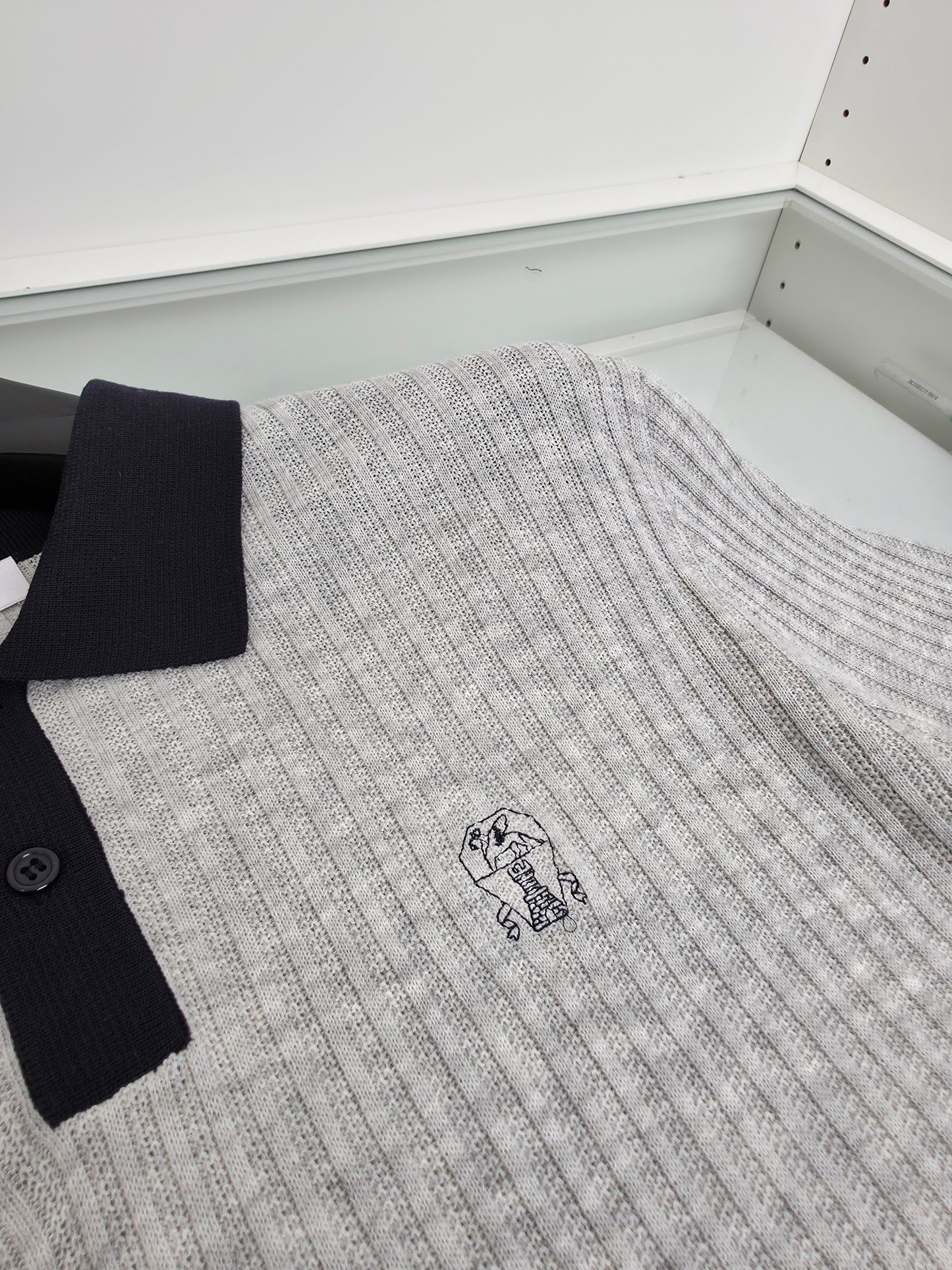 Brown and Grey Polo