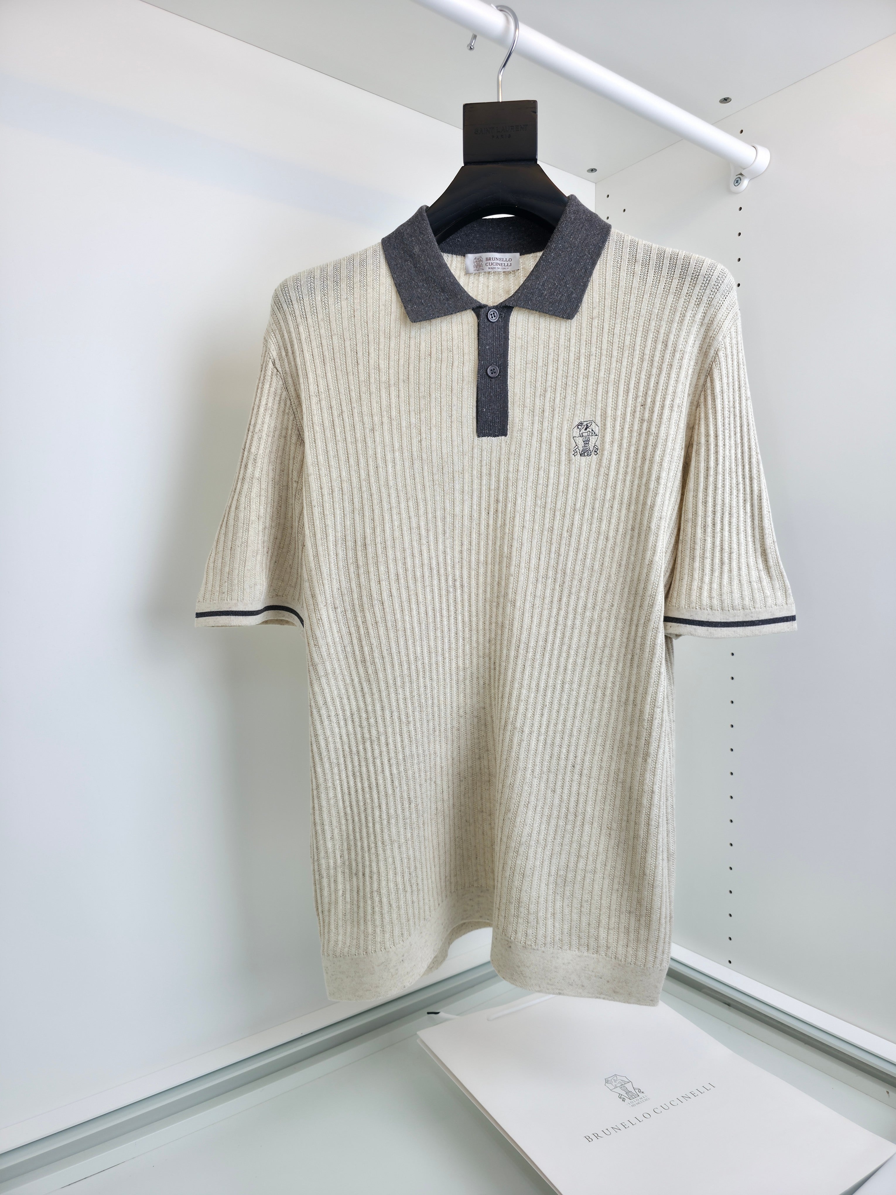 Brown and Grey Polo