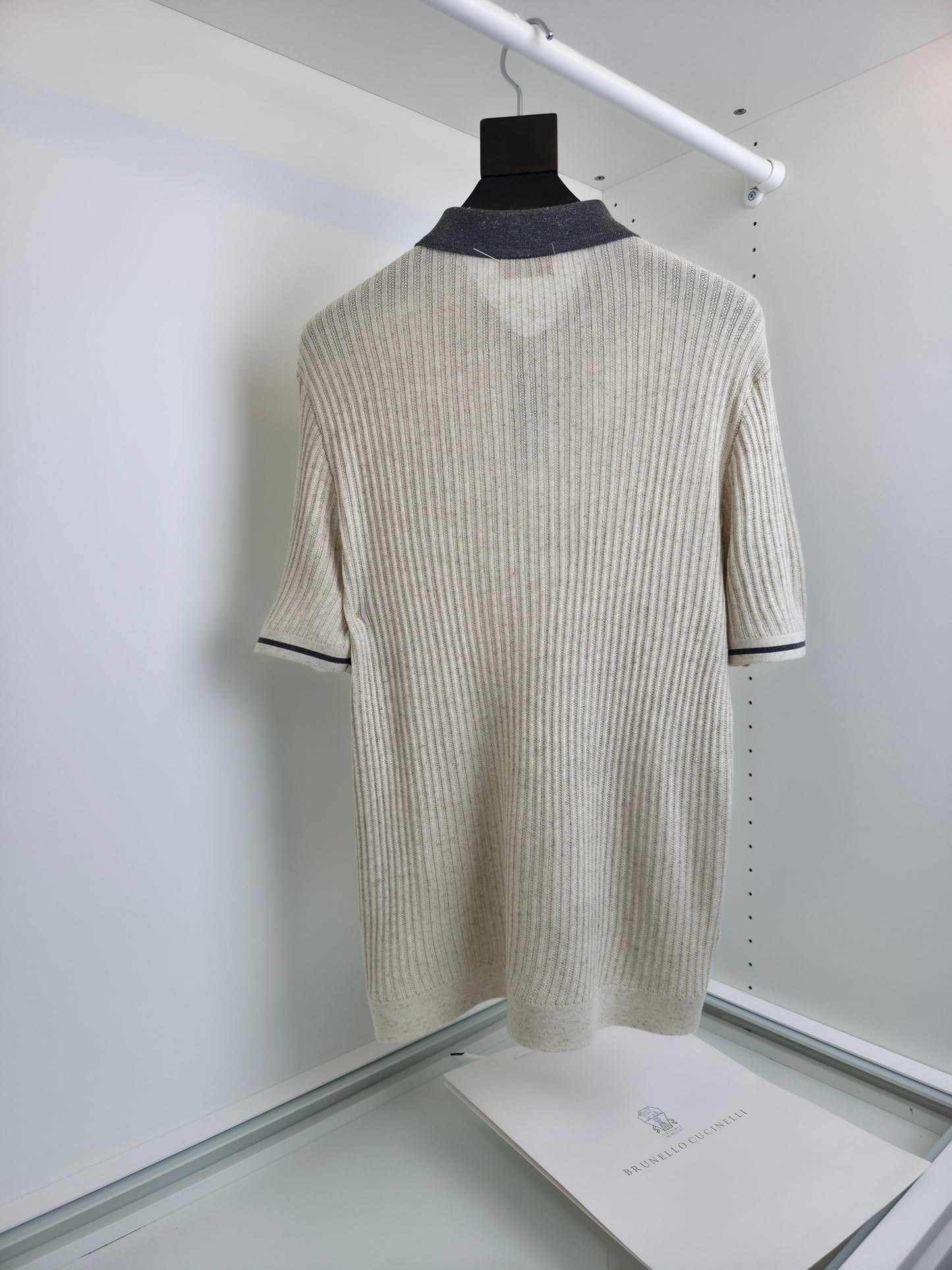 Brown and Grey Polo
