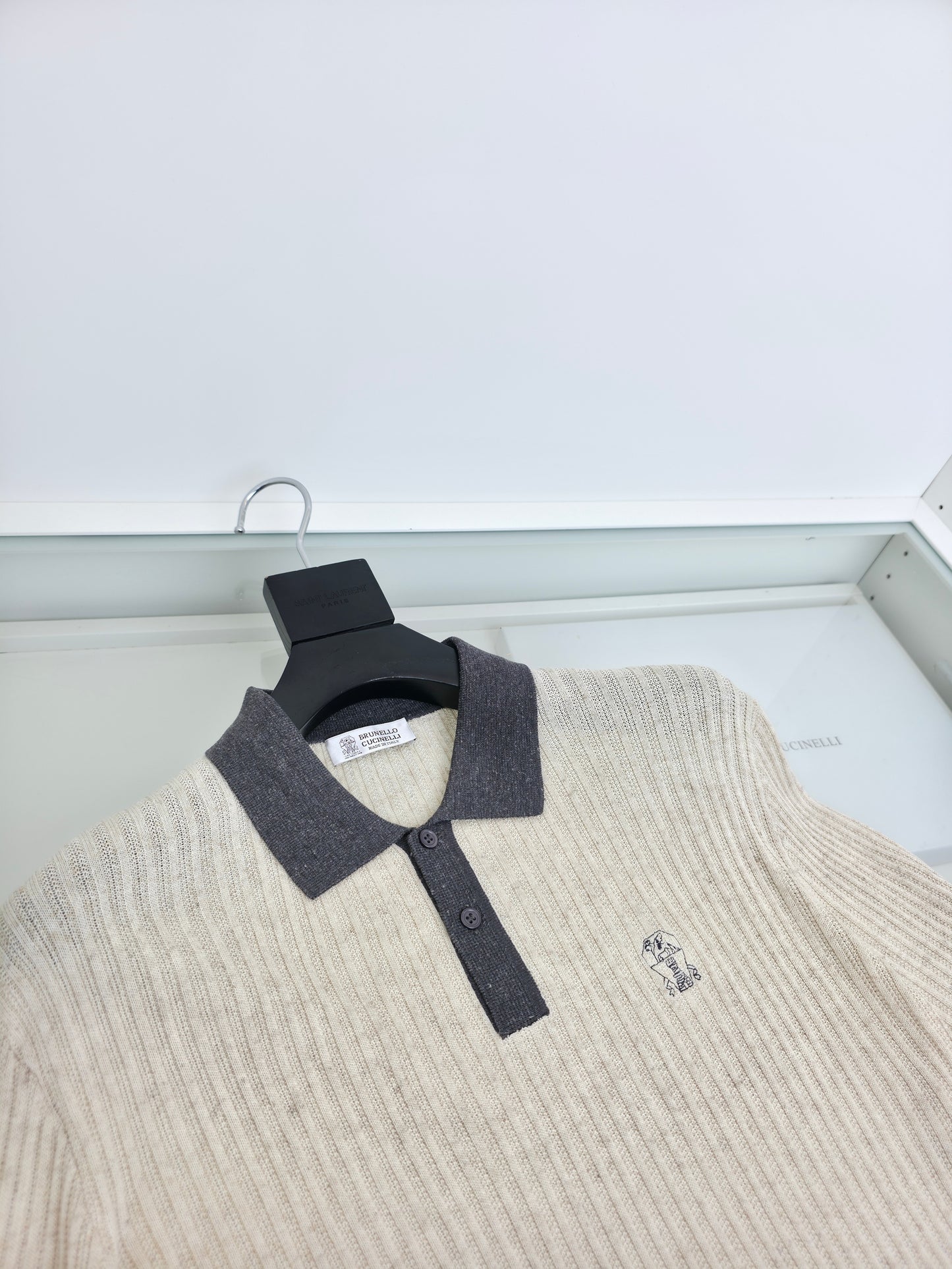 Brown and Grey Polo