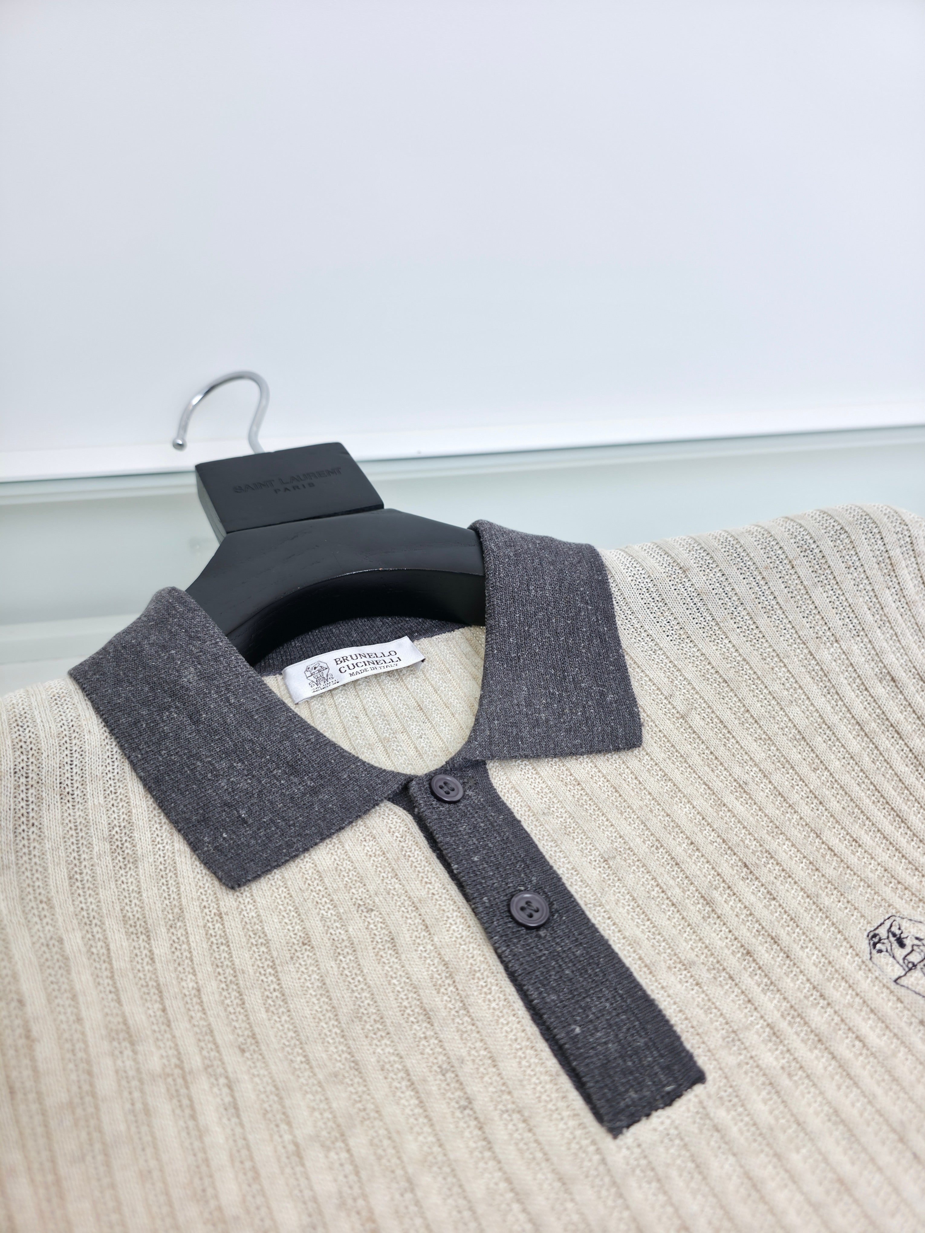 Brown and Grey Polo