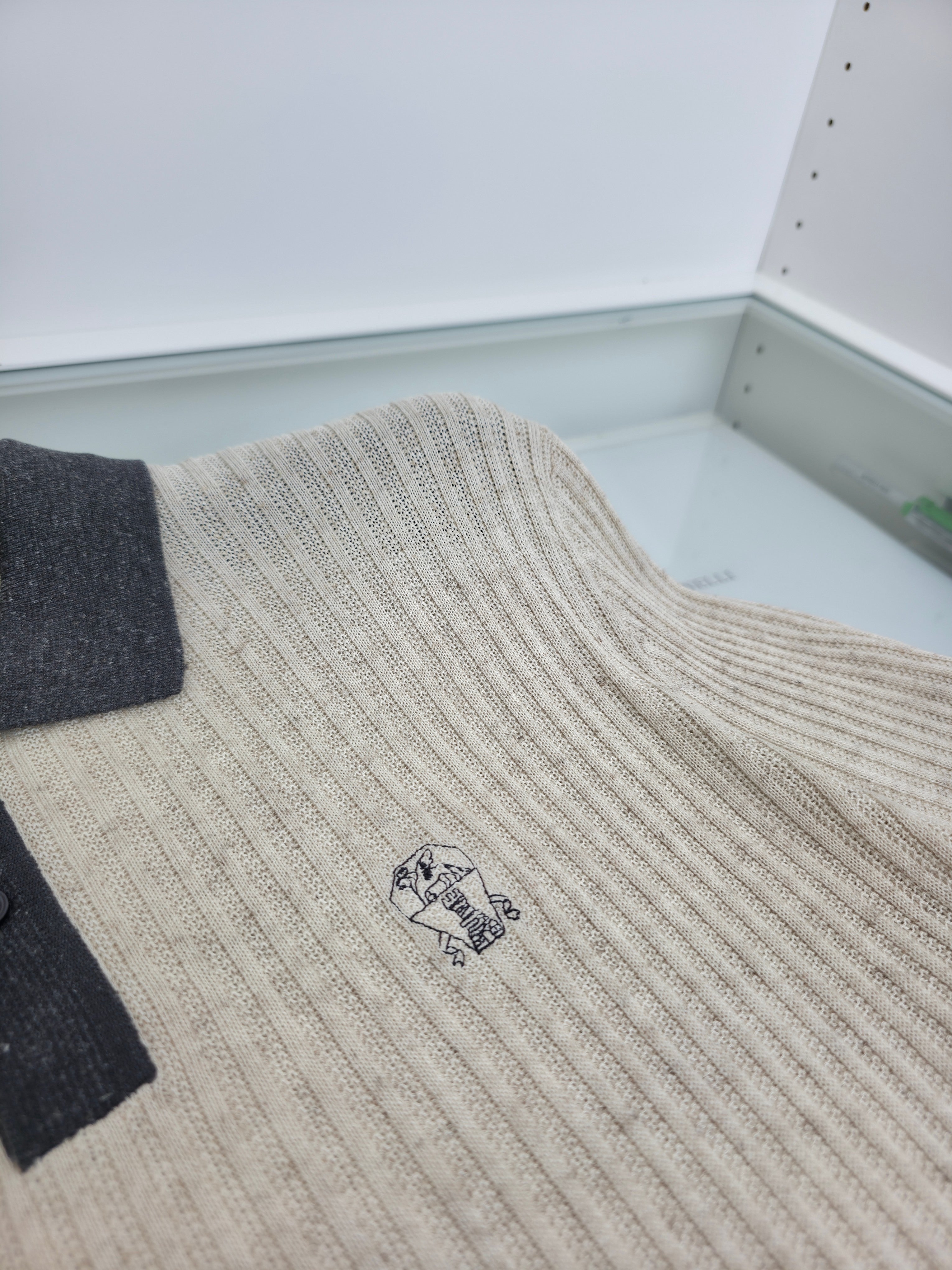 Brown and Grey Polo