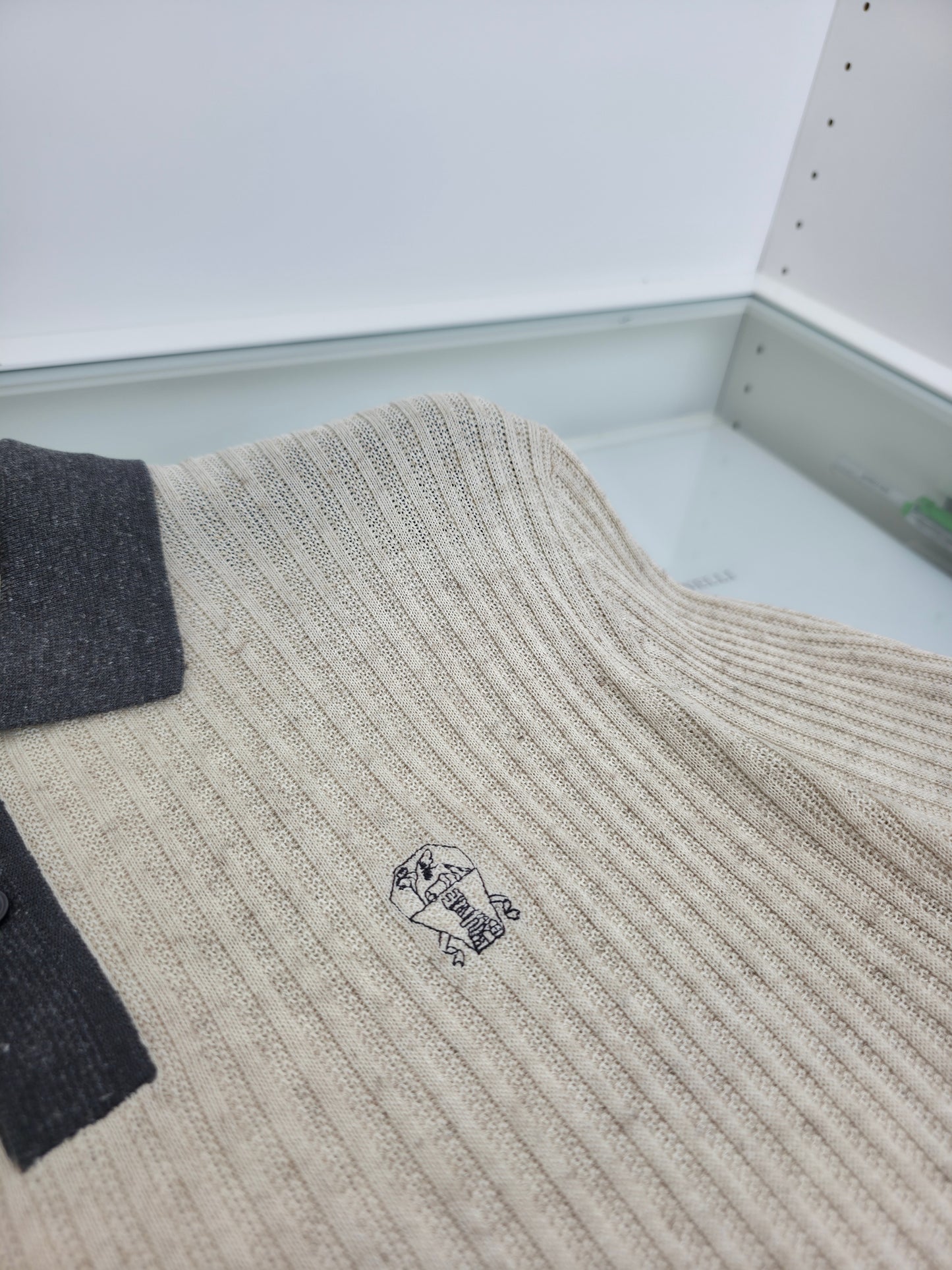 Brown and Grey Polo