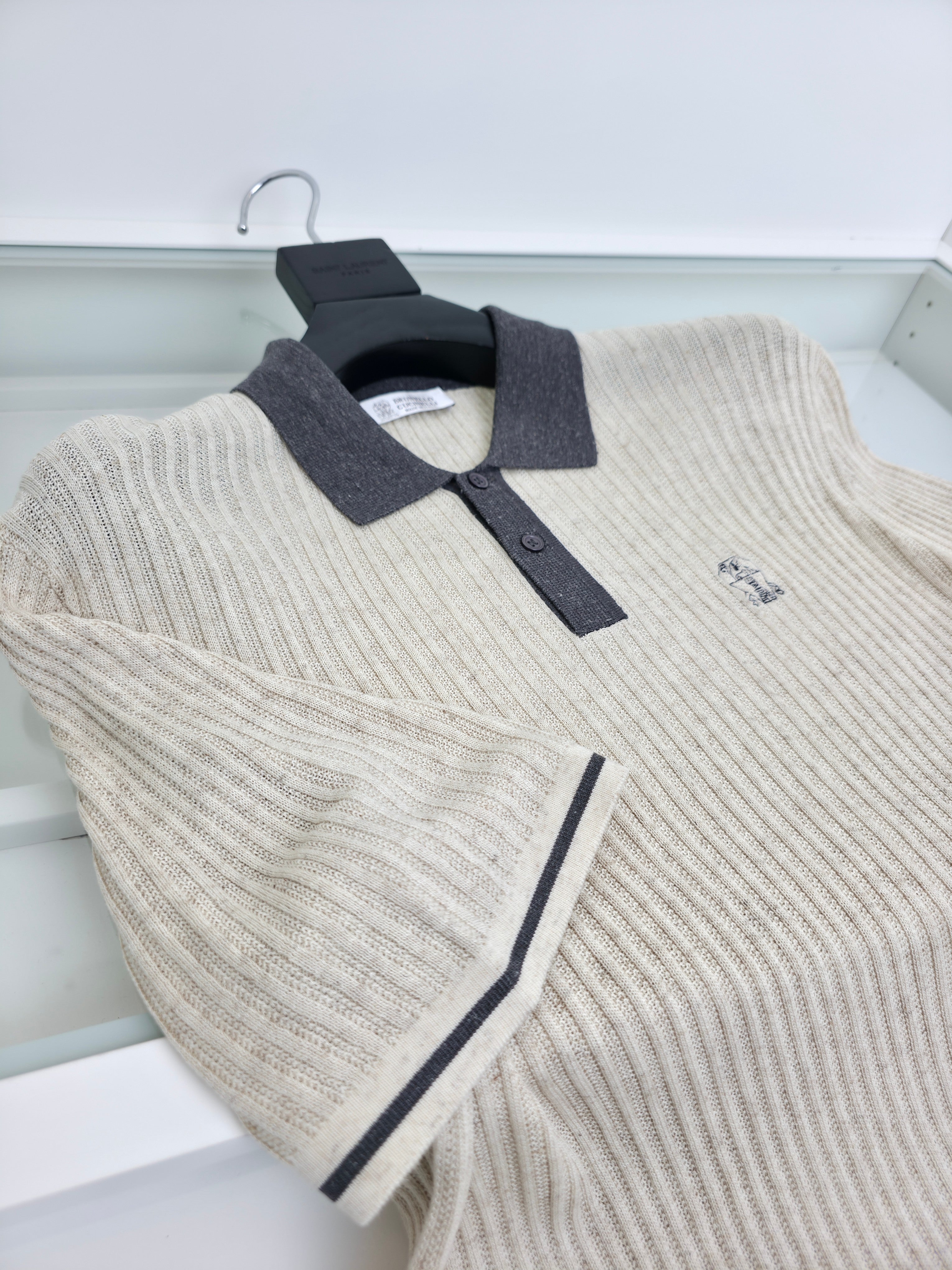 Brown and Grey Polo
