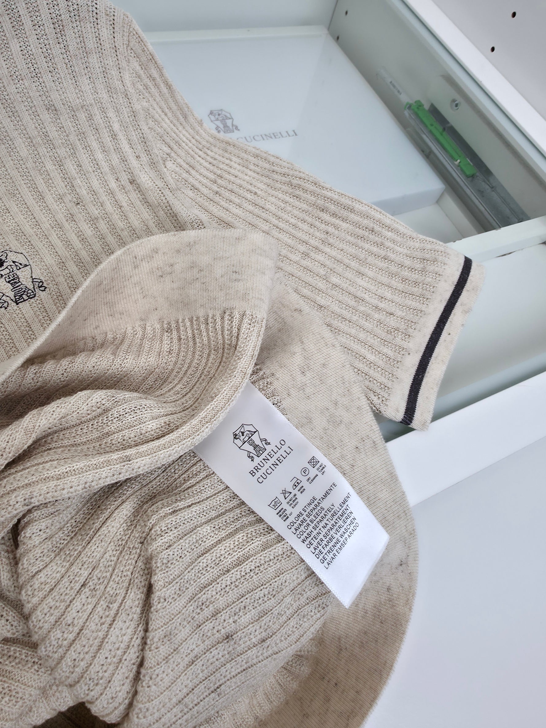 Brown and Grey Polo