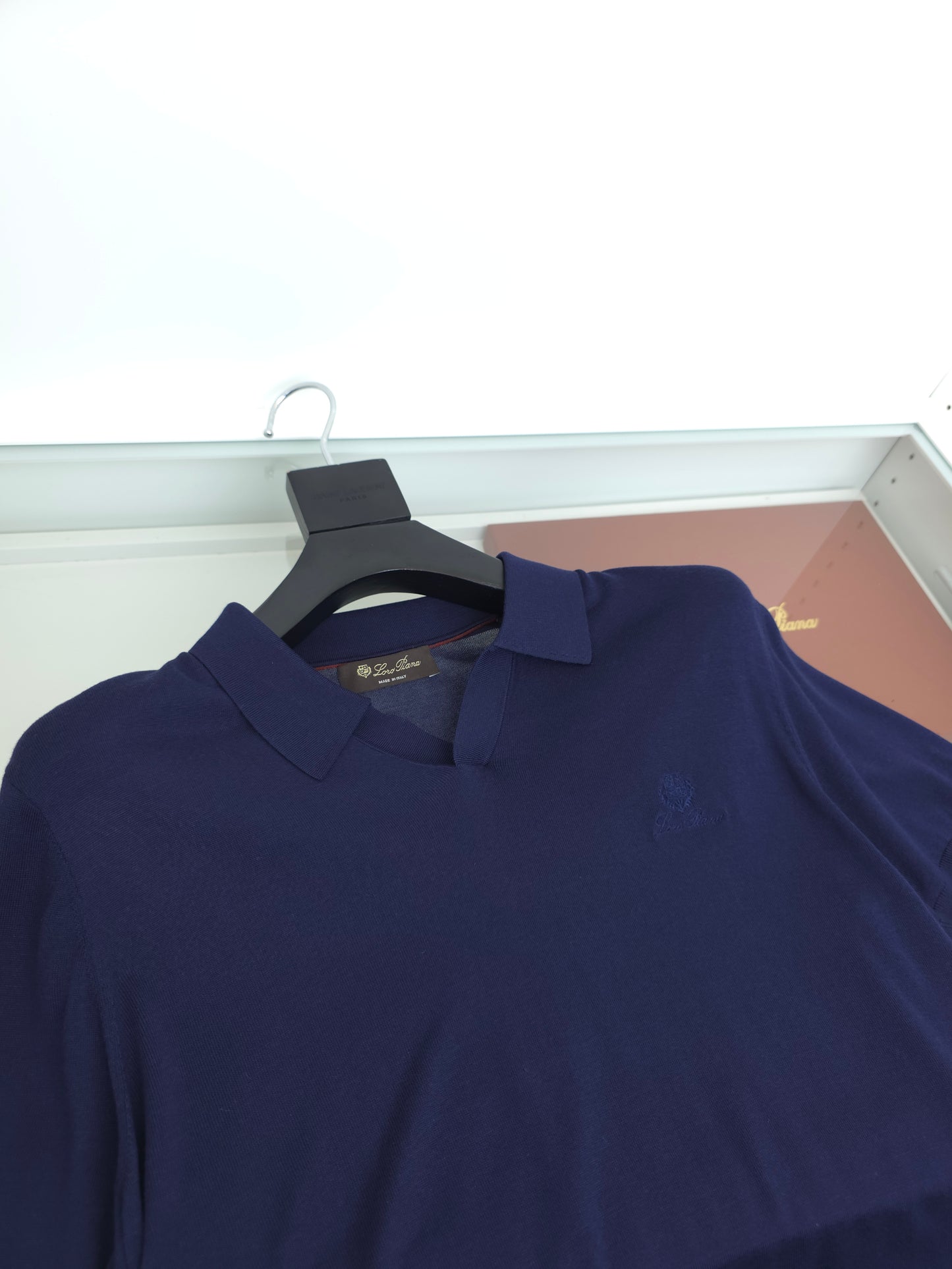 Beige and Blue Shirt - FashionHype.xyz