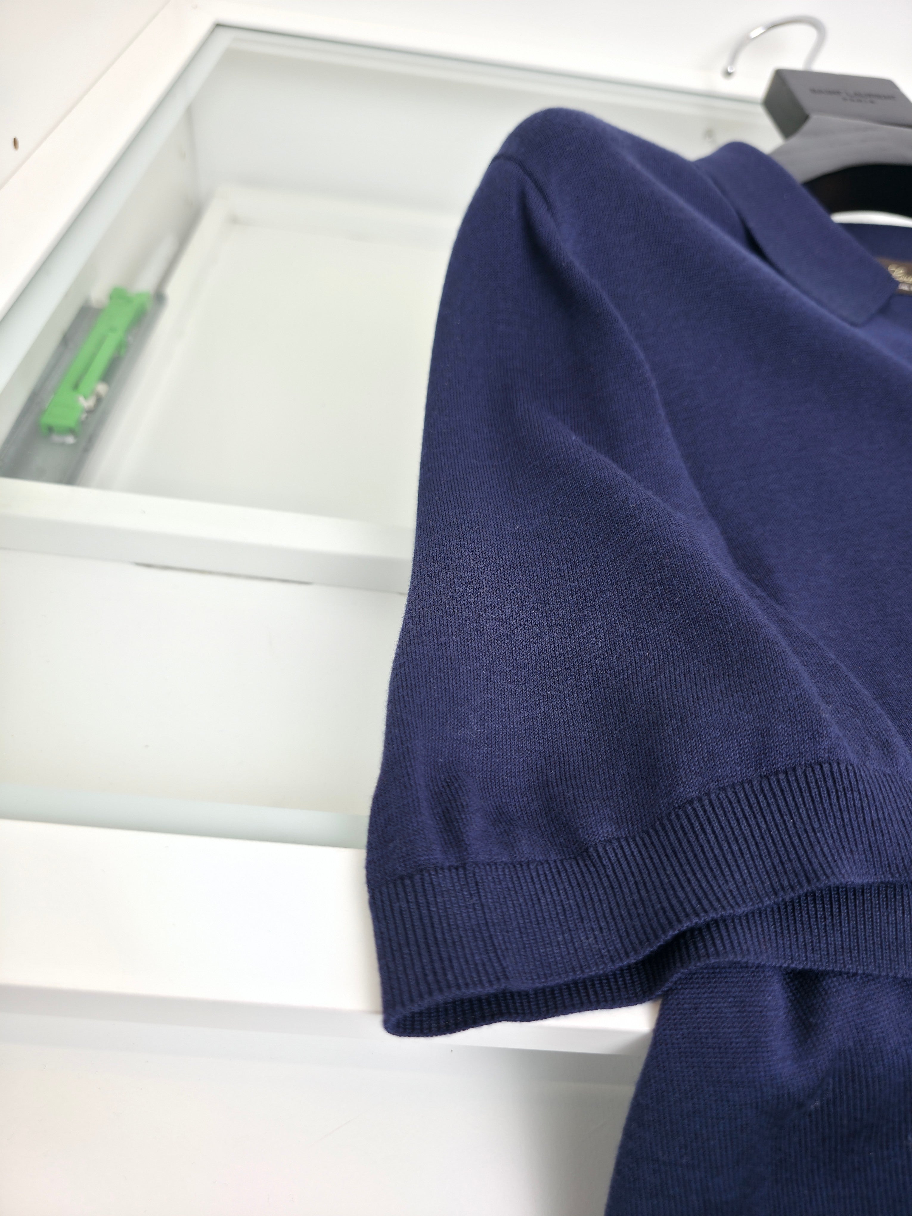 Beige and Blue Shirt - FashionHype.xyz