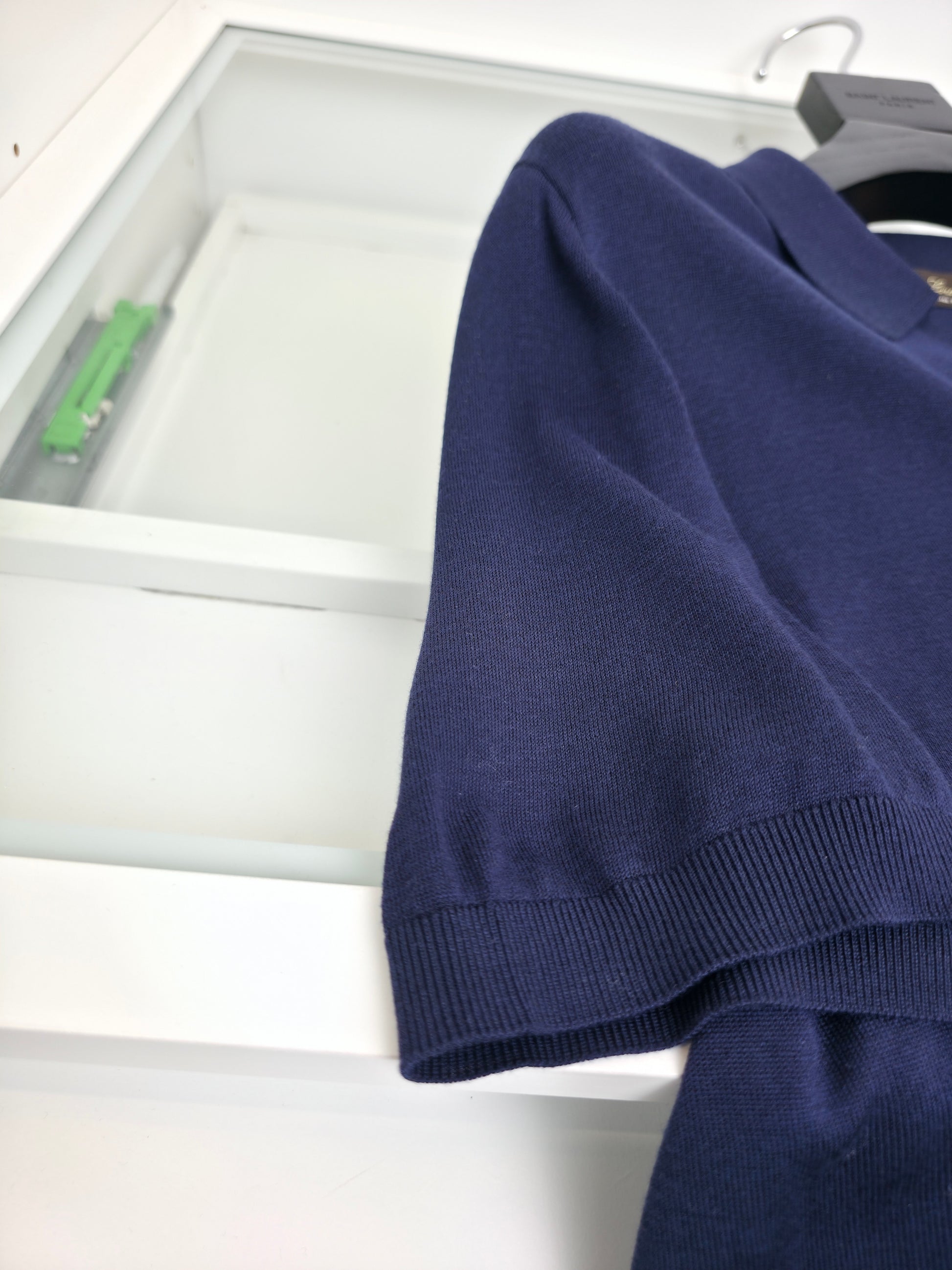 Beige and Blue Shirt - FashionHype.xyz