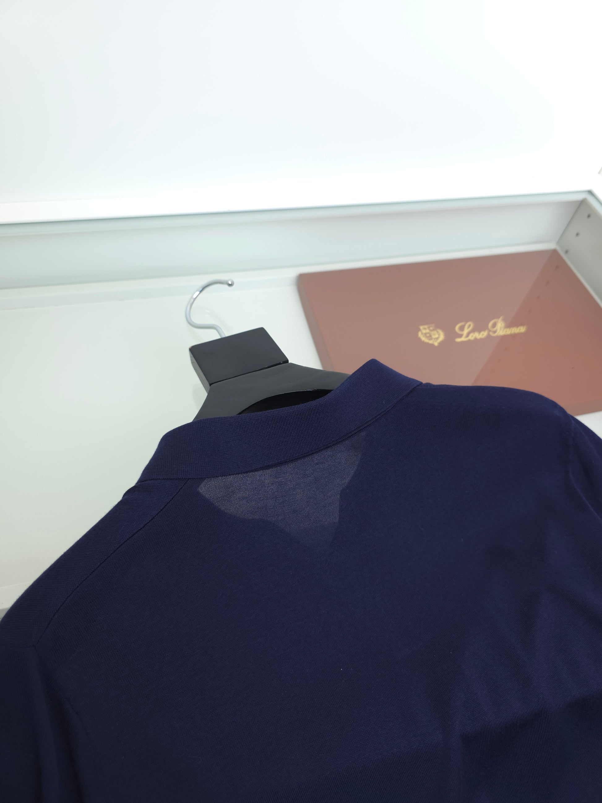 Beige and Blue Shirt - FashionHype.xyz