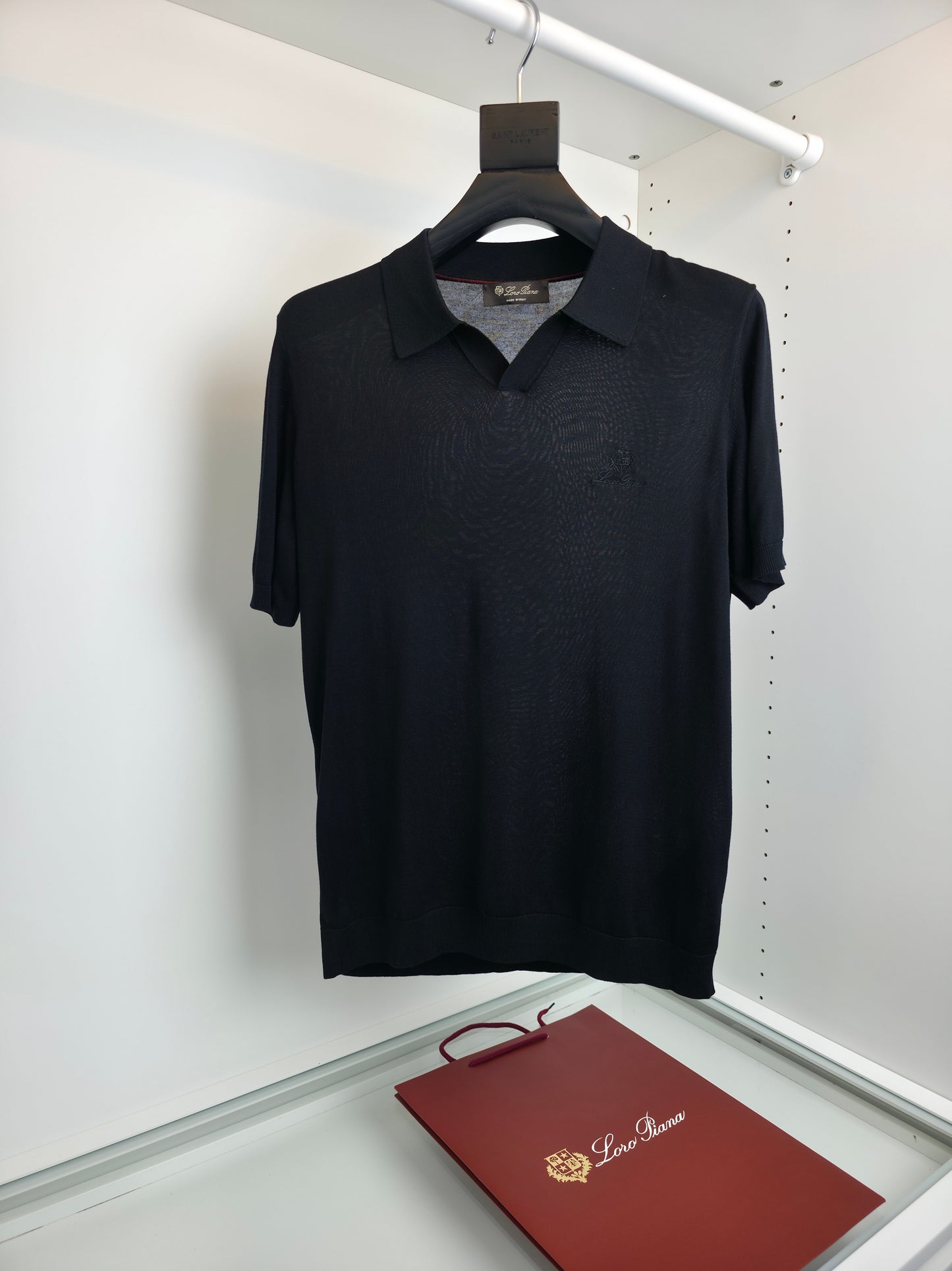 Beige and Blue Shirt - FashionHype.xyz