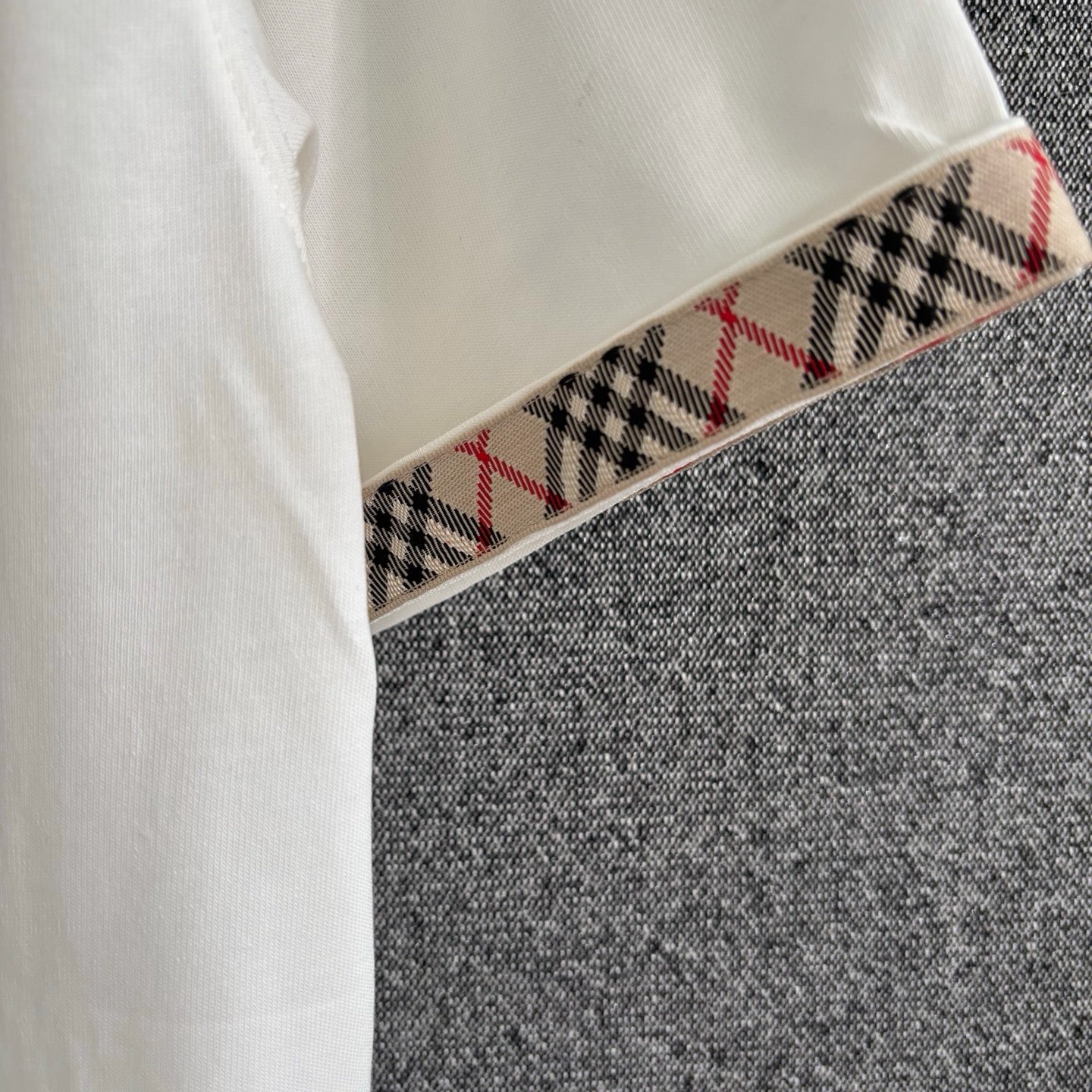 White and Black T-shirt