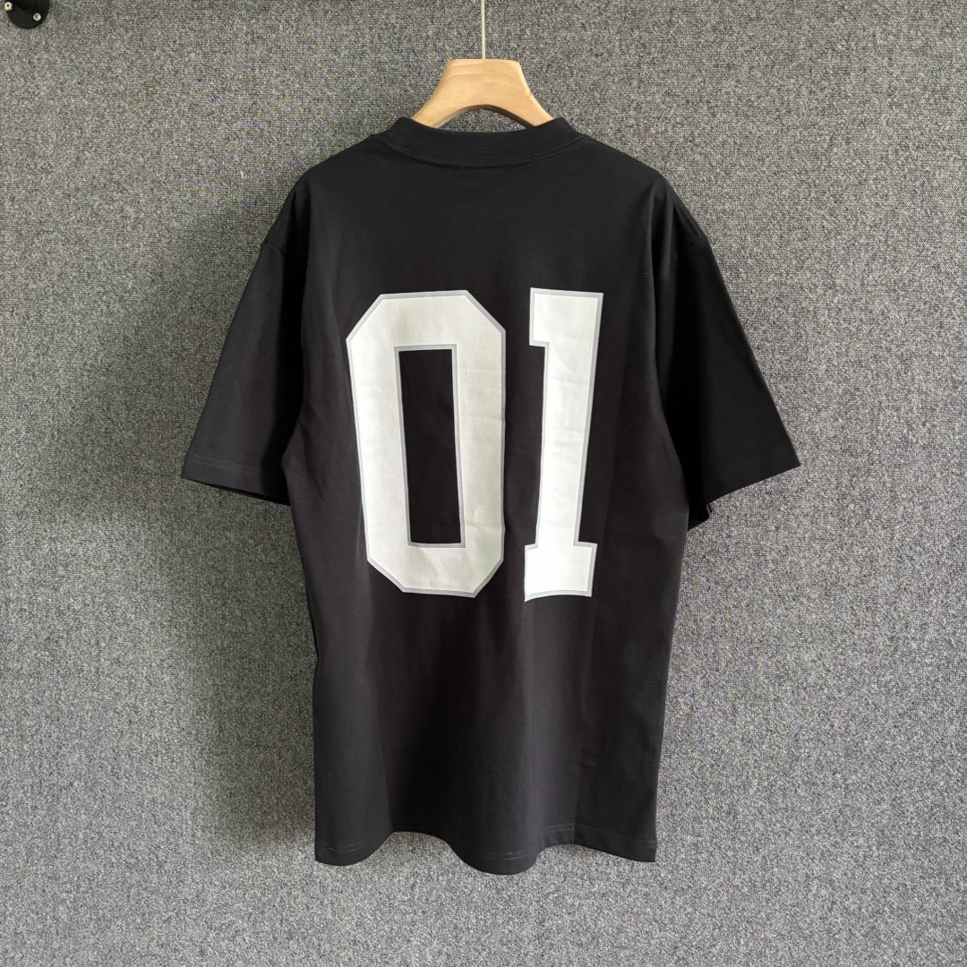White and Black T-shirt