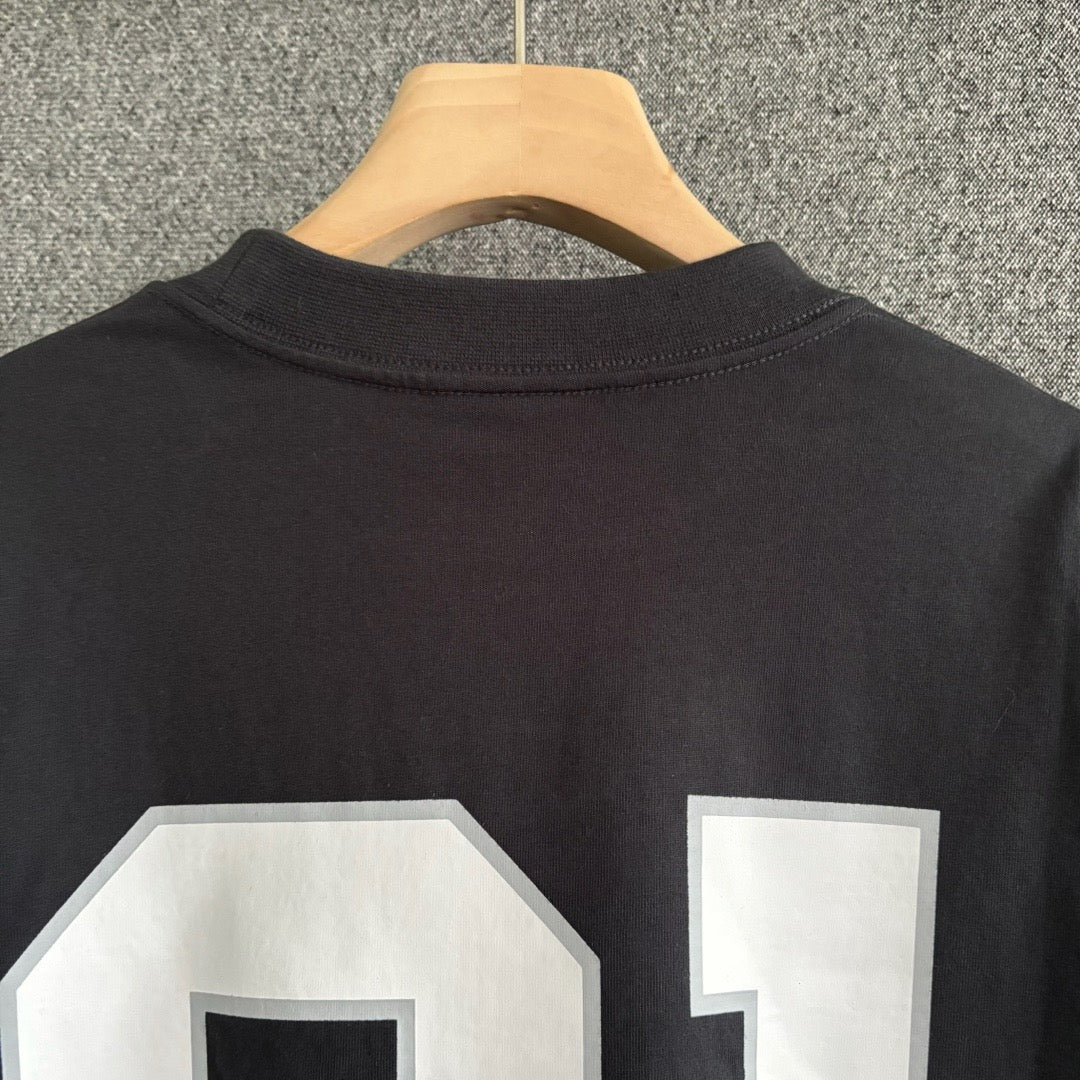 White and Black T-shirt