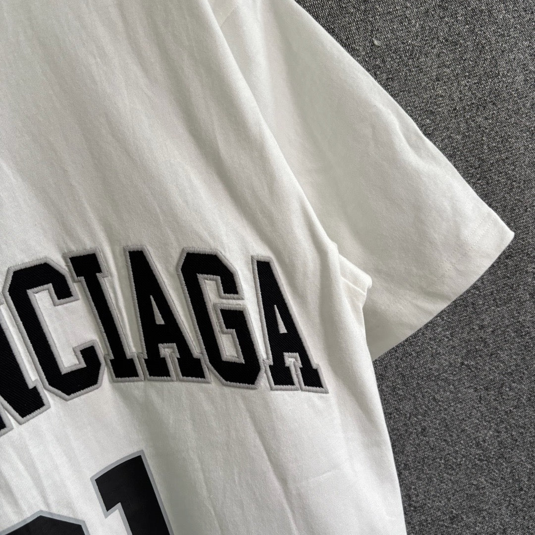 White and Black T-shirt
