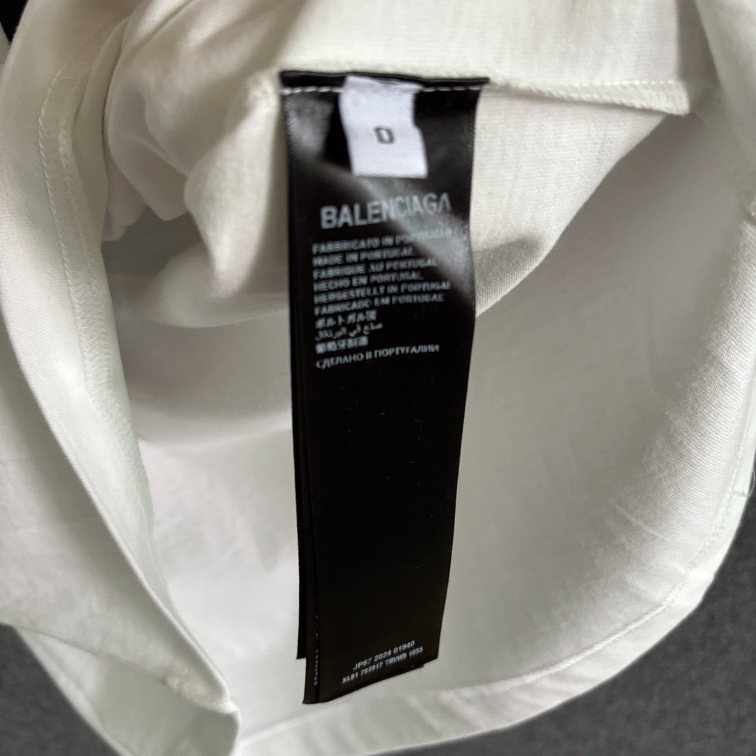 White and Black T-shirt