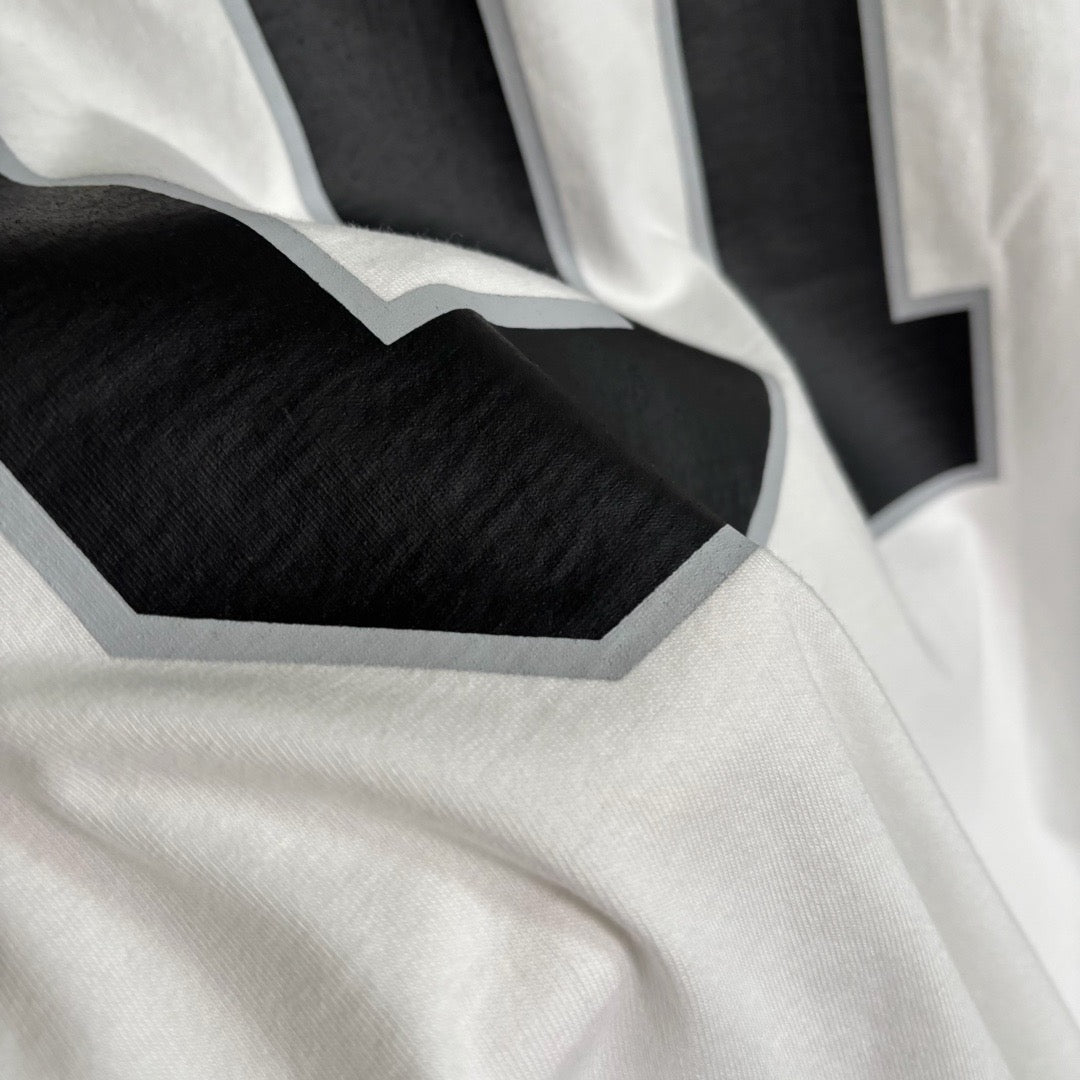 White and Black T-shirt