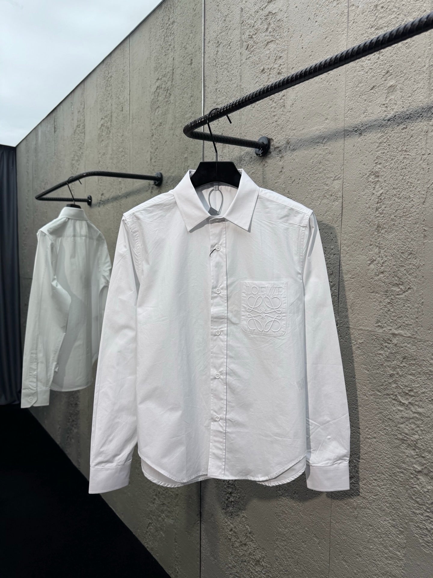 White and Blue Shirt