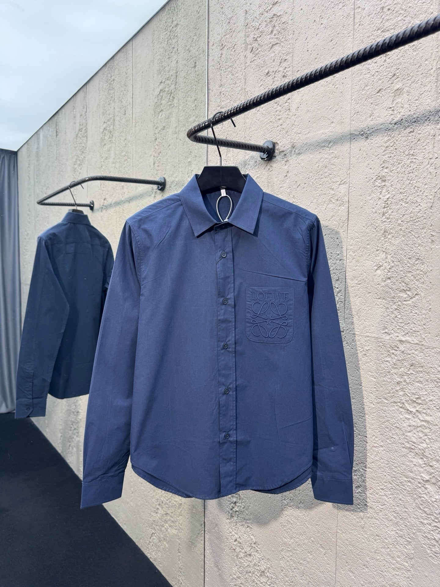 White and Blue Shirt