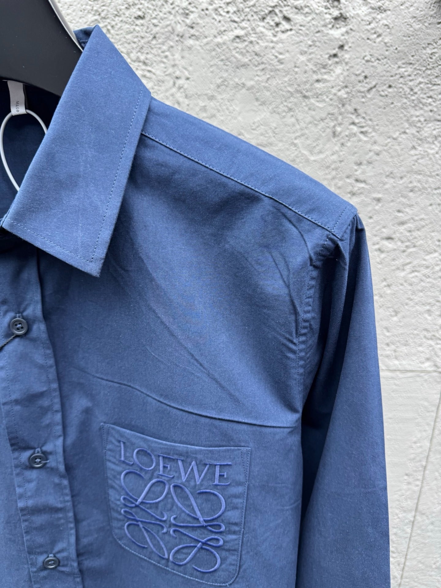 White and Blue Shirt
