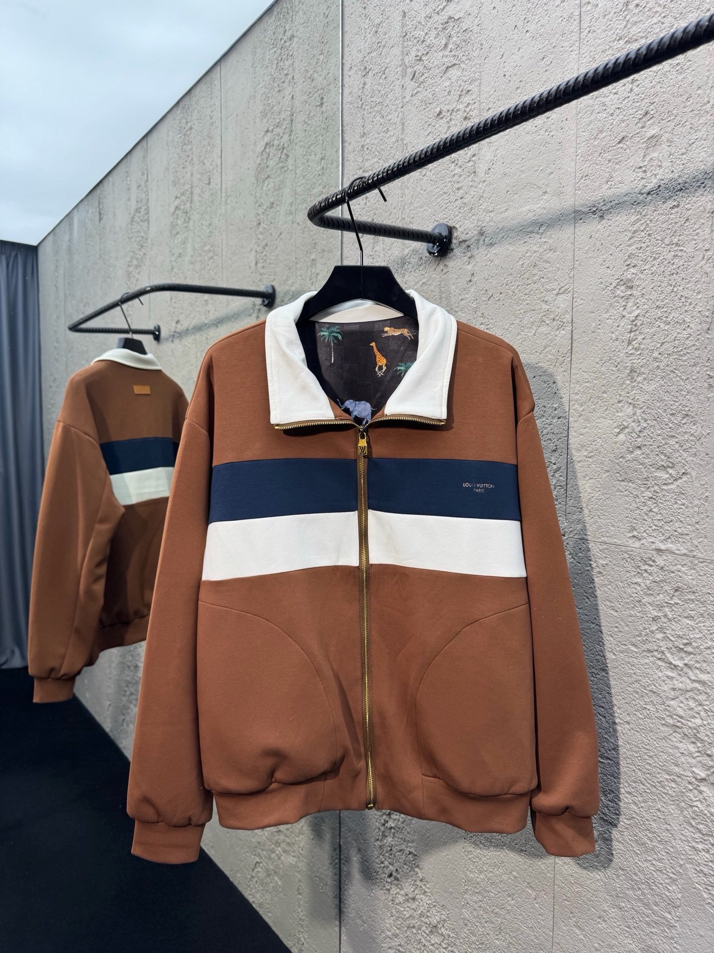 Brown and Beige Jacket