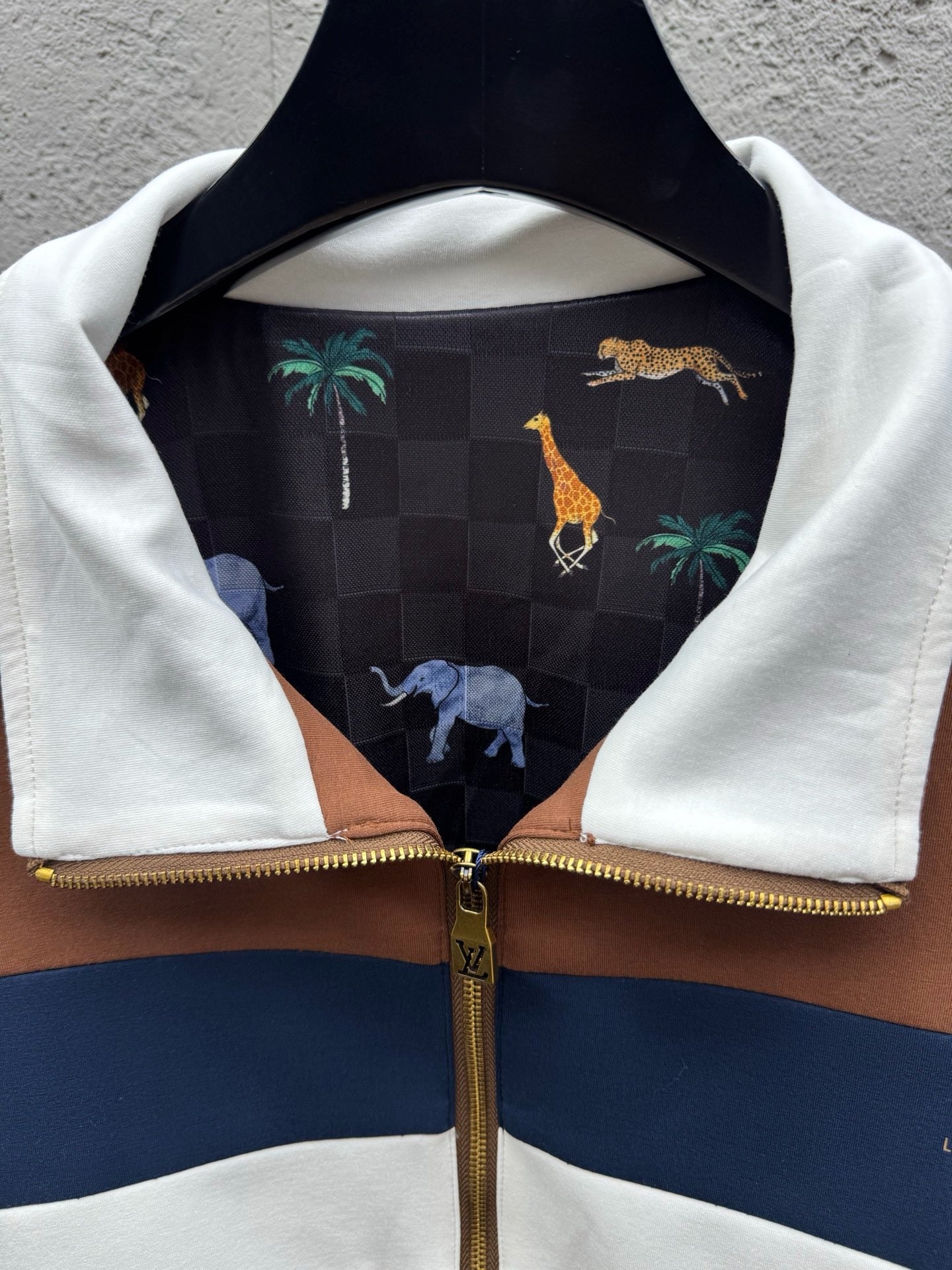 Brown and Beige Jacket