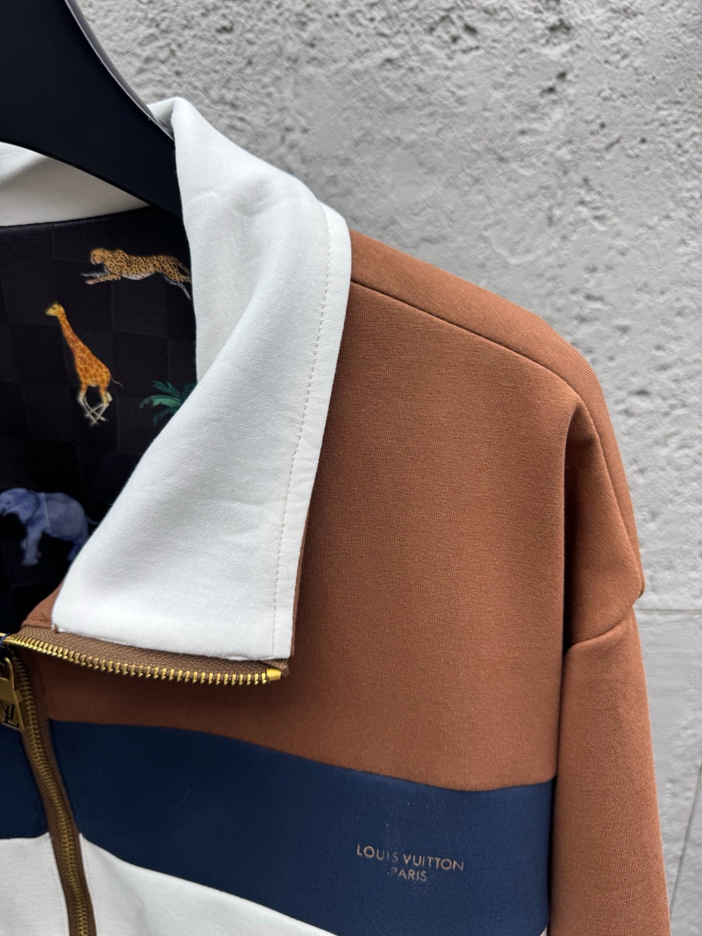 Brown and Beige Jacket