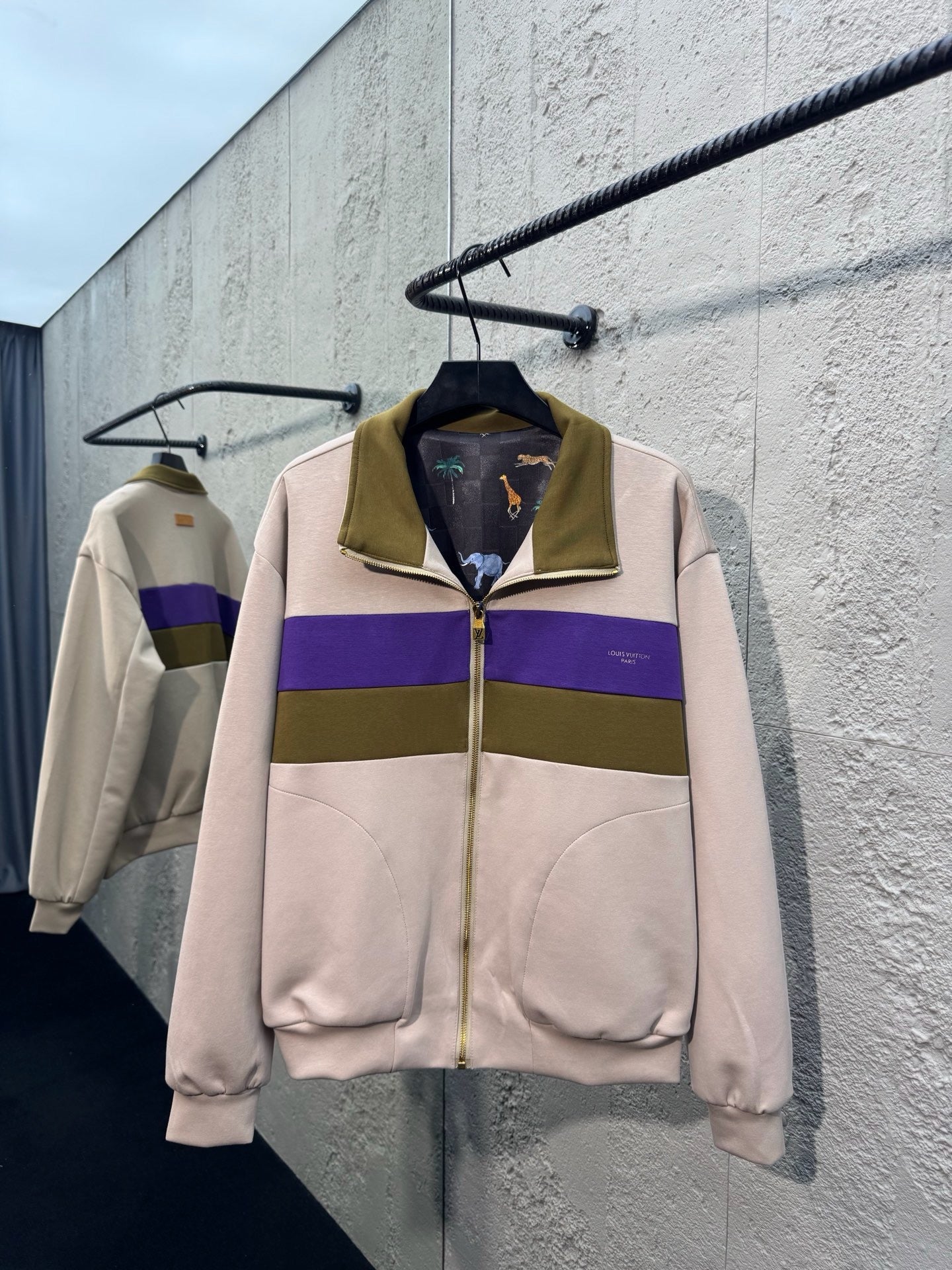 Brown and Beige Jacket
