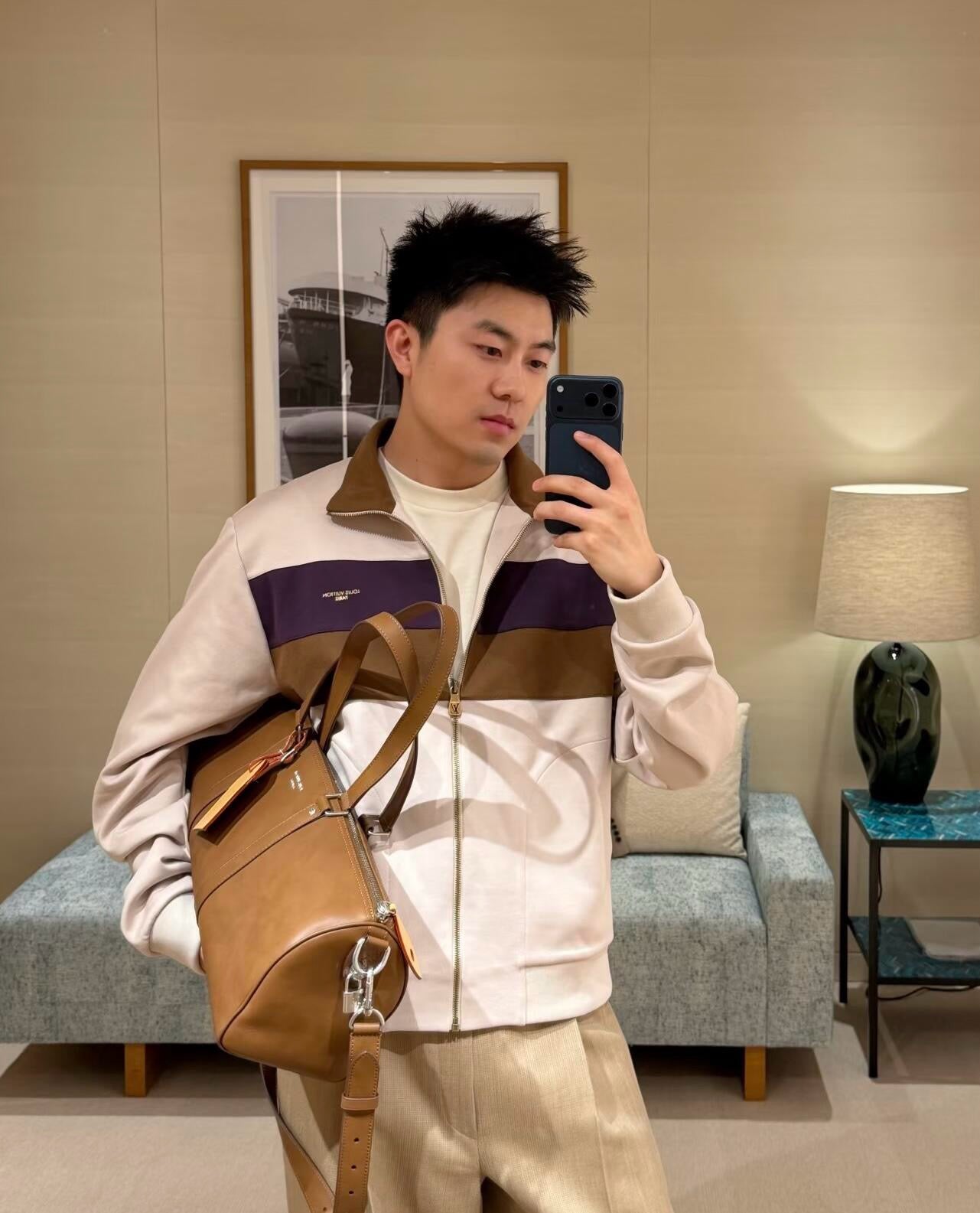 Brown and Beige Jacket